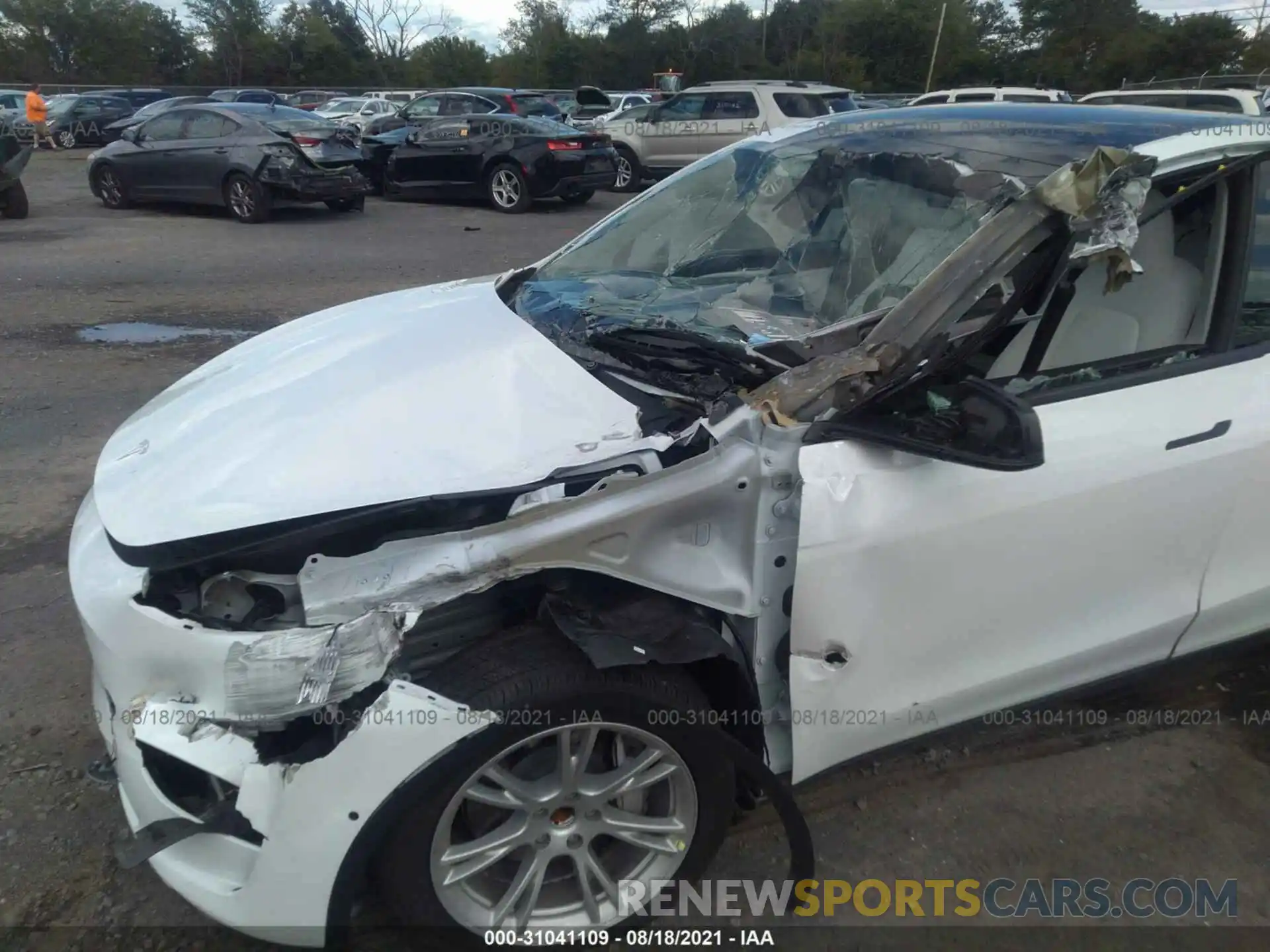 6 Photograph of a damaged car 5YJYGDED7MF109161 TESLA MODEL Y 2021