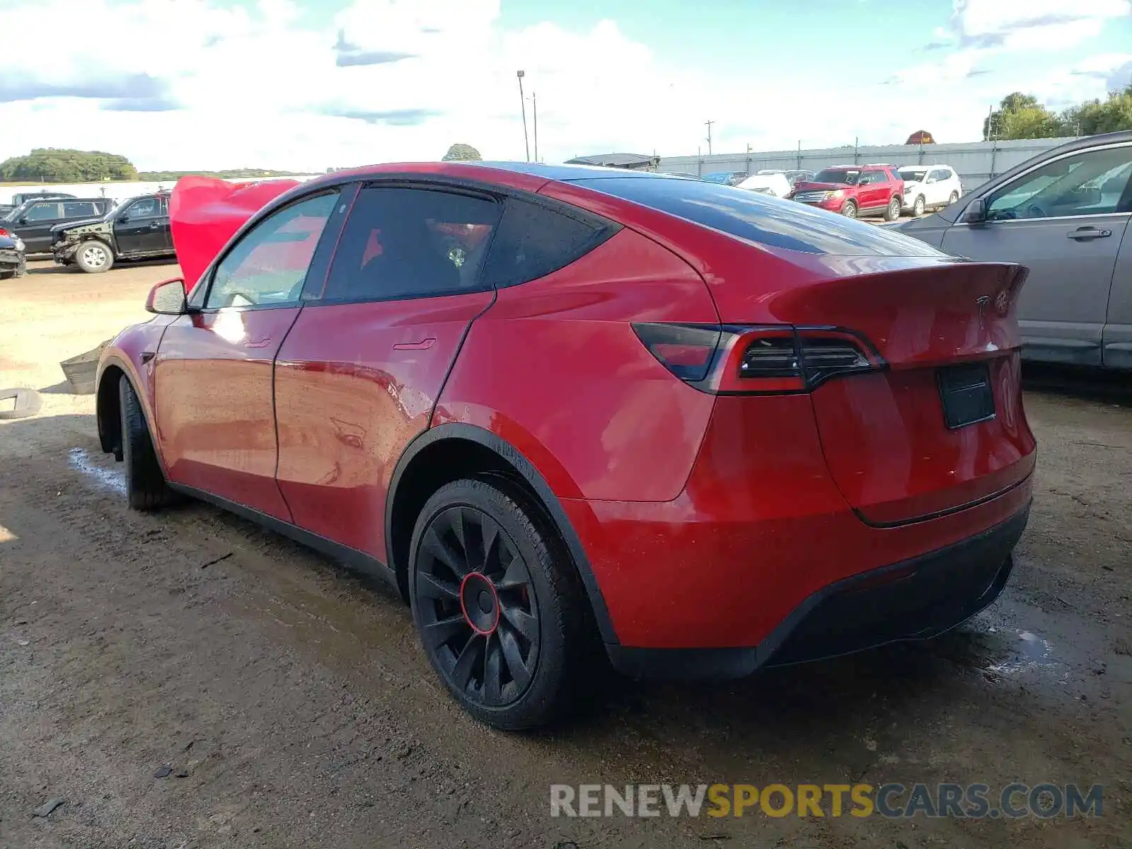 3 Фотография поврежденного автомобиля 5YJYGDED8MF103398 TESLA MODEL Y 2021