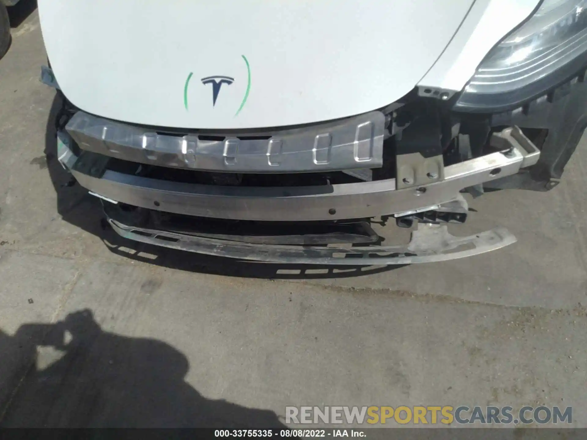 10 Photograph of a damaged car 5YJYGDED8MF105572 TESLA MODEL Y 2021