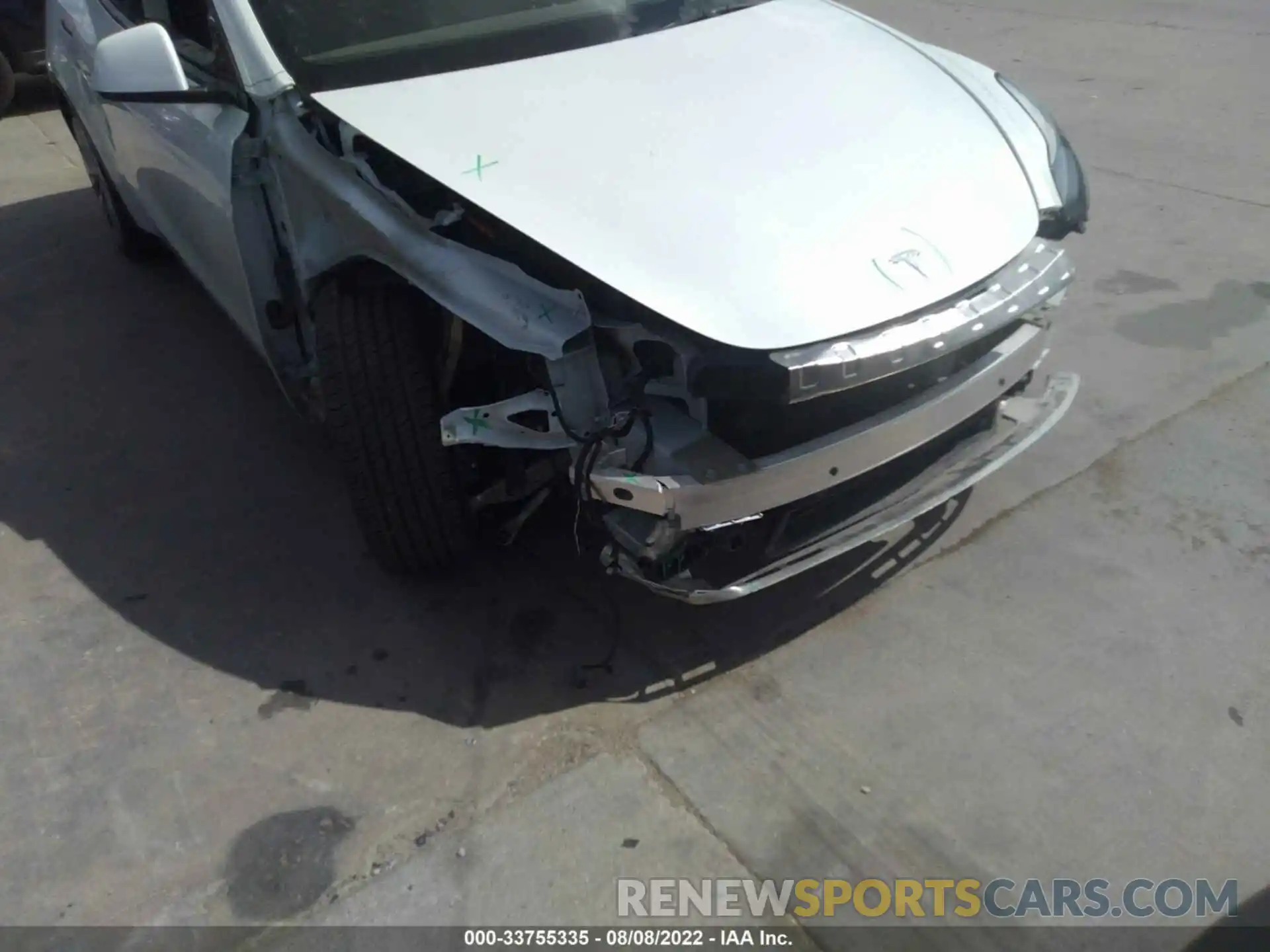 6 Photograph of a damaged car 5YJYGDED8MF105572 TESLA MODEL Y 2021