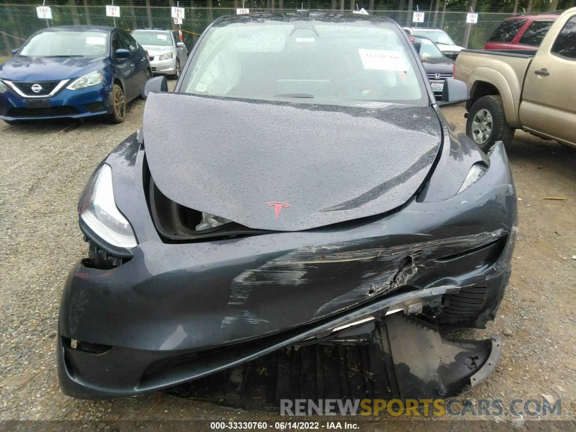 6 Photograph of a damaged car 5YJYGDED8MF123070 TESLA MODEL Y 2021