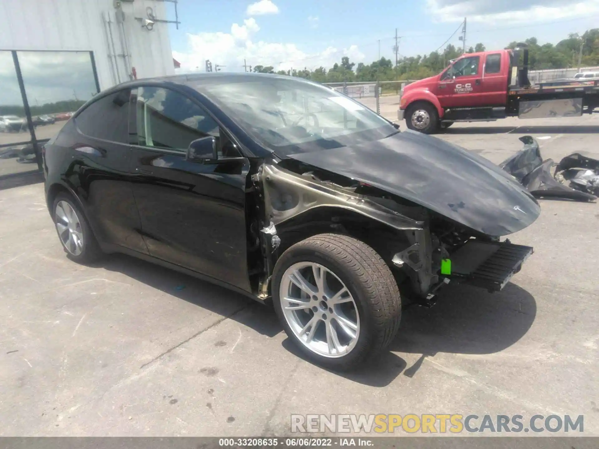 1 Photograph of a damaged car 5YJYGDED9MF103779 TESLA MODEL Y 2021