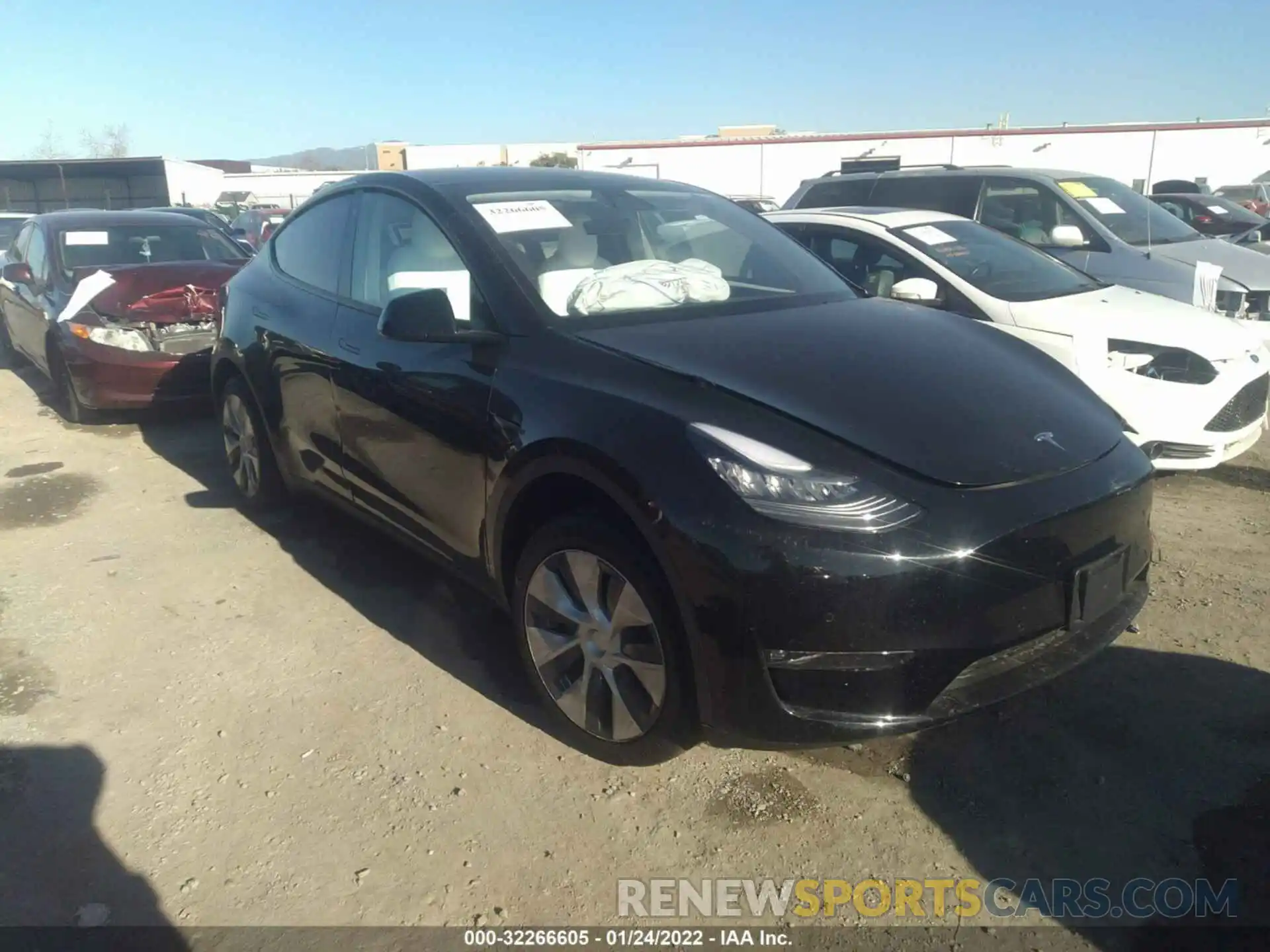 1 Фотография поврежденного автомобиля 5YJYGDED9MF103961 TESLA MODEL Y 2021