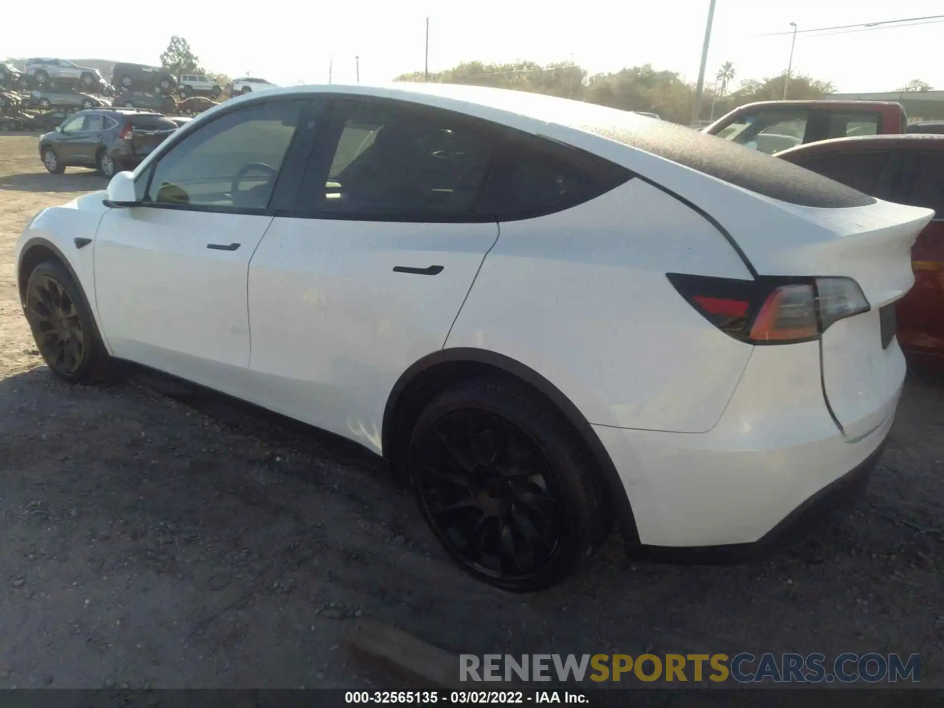 3 Photograph of a damaged car 5YJYGDED9MF105449 TESLA MODEL Y 2021