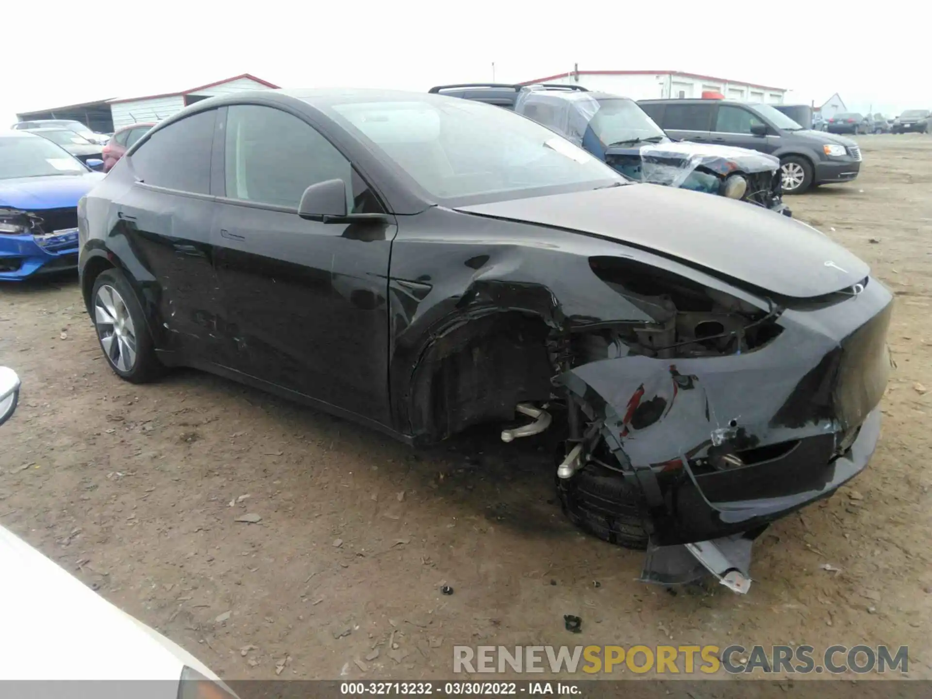 6 Photograph of a damaged car 5YJYGDEDXMF114015 TESLA MODEL Y 2021