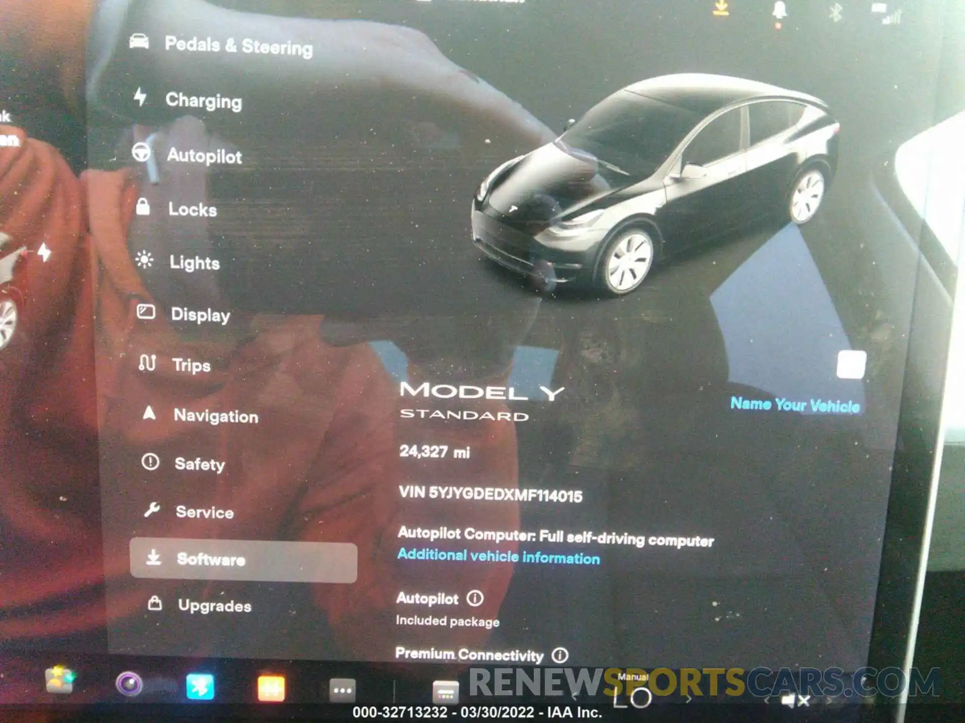 7 Фотография поврежденного автомобиля 5YJYGDEDXMF114015 TESLA MODEL Y 2021