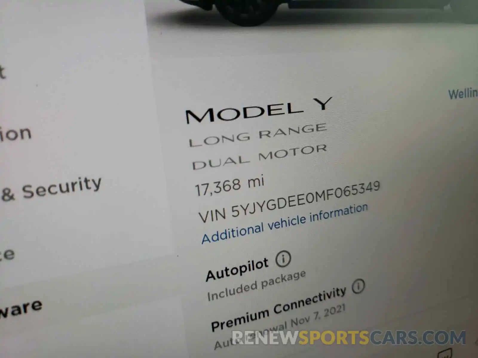 8 Фотография поврежденного автомобиля 5YJYGDEE0MF065349 TESLA MODEL Y 2021