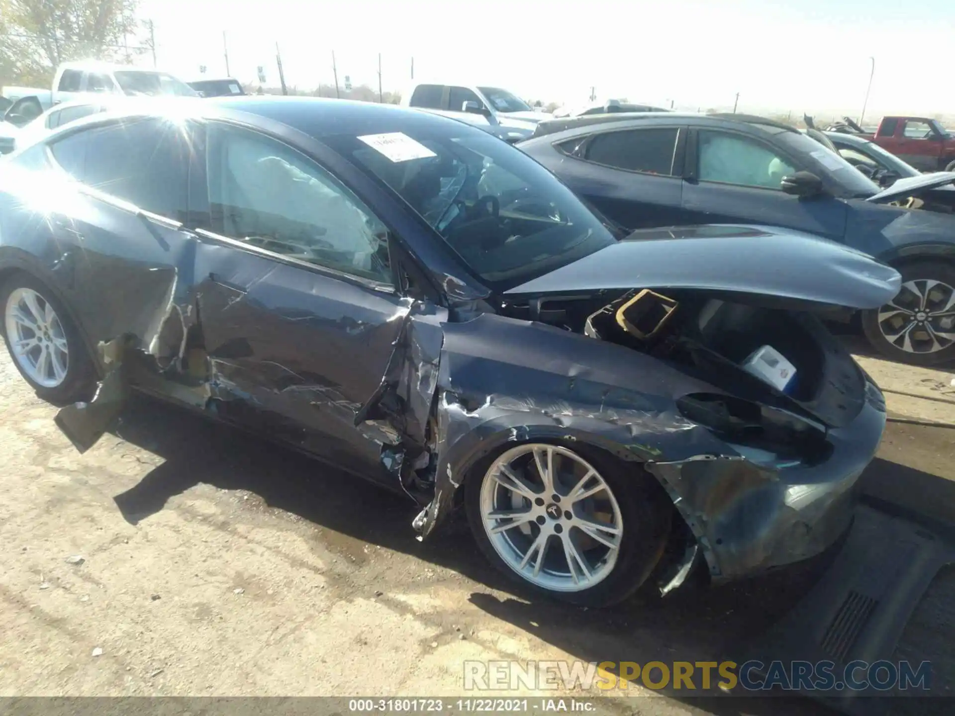 6 Photograph of a damaged car 5YJYGDEE0MF068087 TESLA MODEL Y 2021