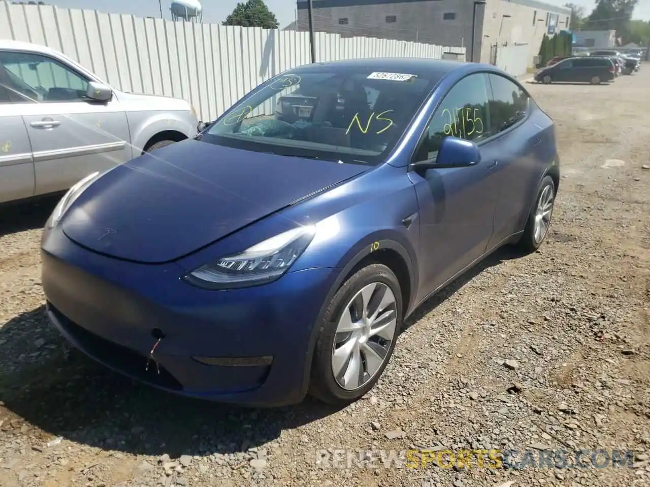 2 Фотография поврежденного автомобиля 5YJYGDEE0MF068865 TESLA MODEL Y 2021