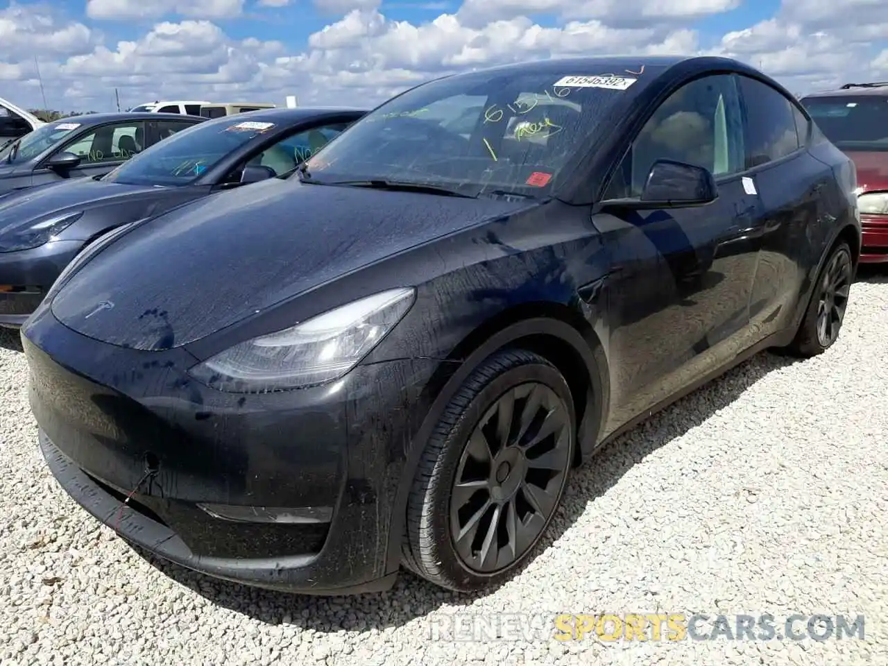 2 Фотография поврежденного автомобиля 5YJYGDEE0MF070454 TESLA MODEL Y 2021