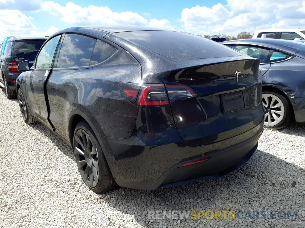 3 Фотография поврежденного автомобиля 5YJYGDEE0MF070454 TESLA MODEL Y 2021