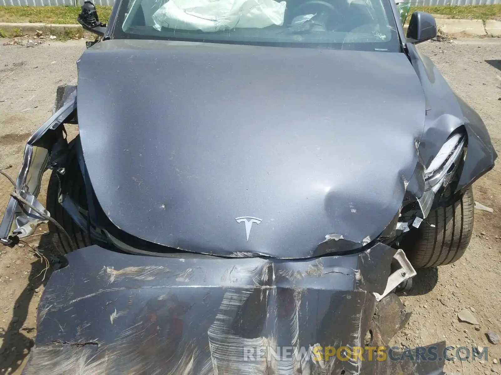 7 Photograph of a damaged car 5YJYGDEE0MF080241 TESLA MODEL Y 2021