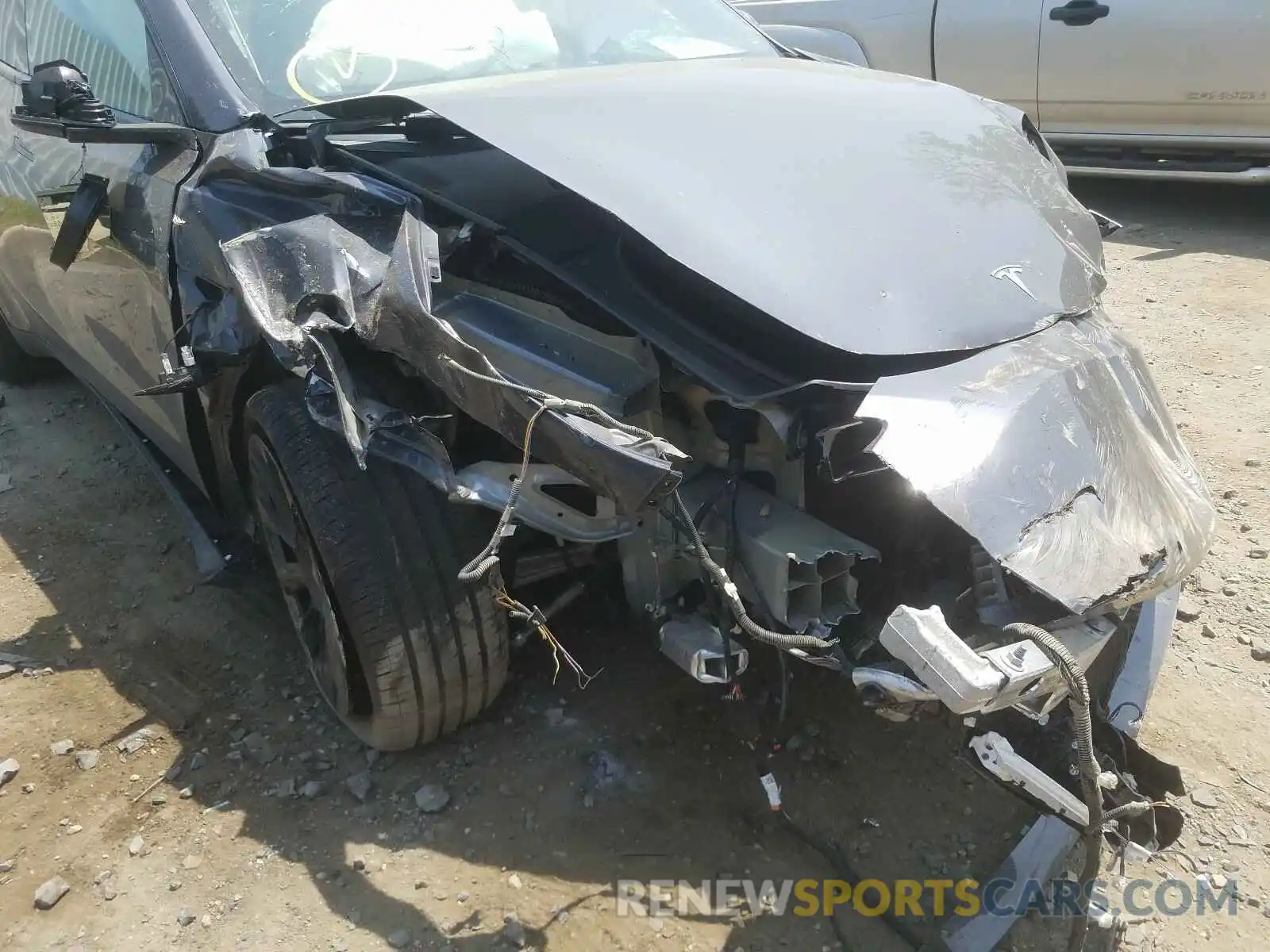 9 Photograph of a damaged car 5YJYGDEE0MF080241 TESLA MODEL Y 2021