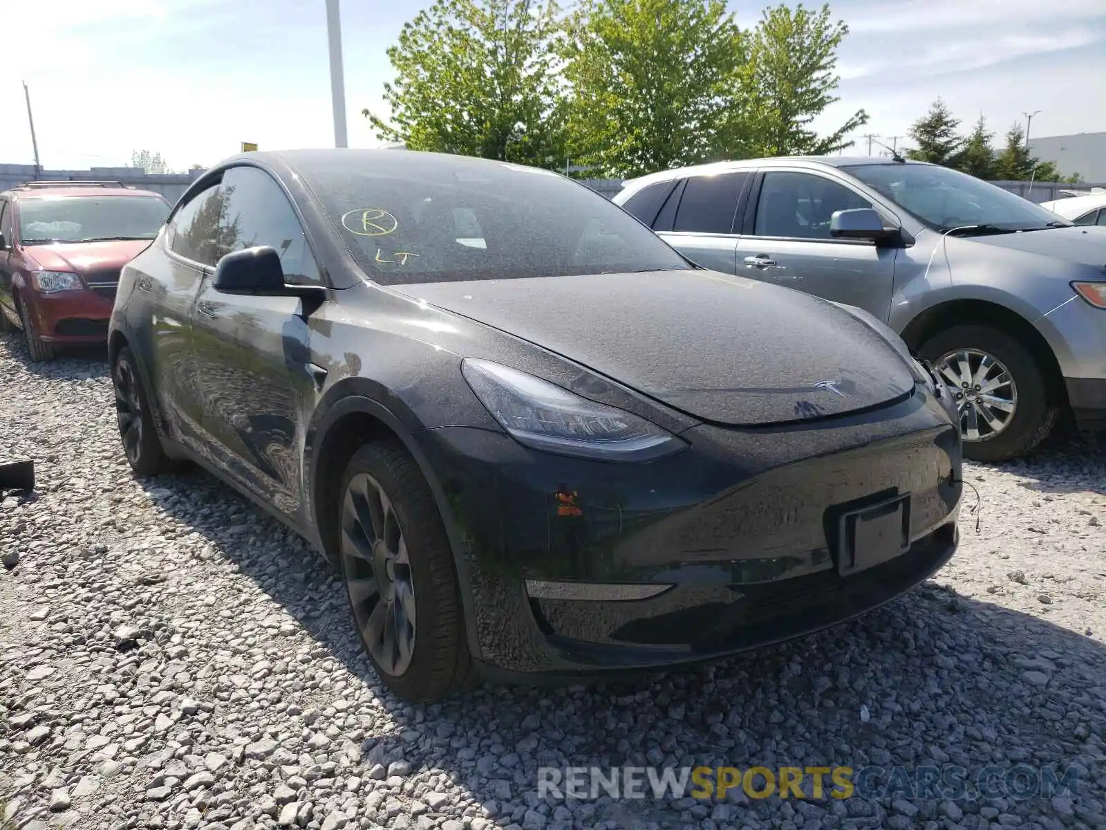 1 Фотография поврежденного автомобиля 5YJYGDEE0MF081177 TESLA MODEL Y 2021