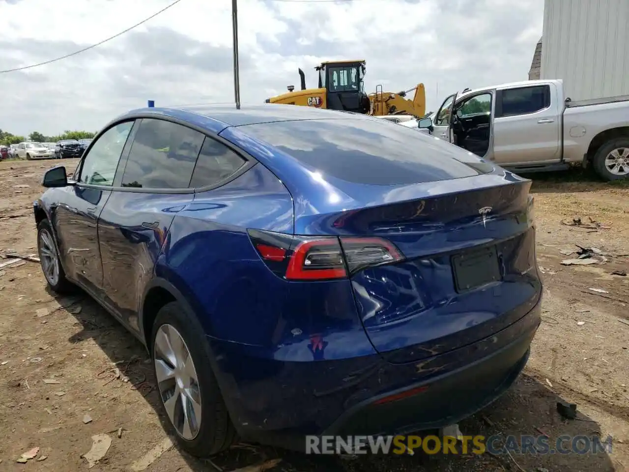 3 Фотография поврежденного автомобиля 5YJYGDEE0MF082667 TESLA MODEL Y 2021