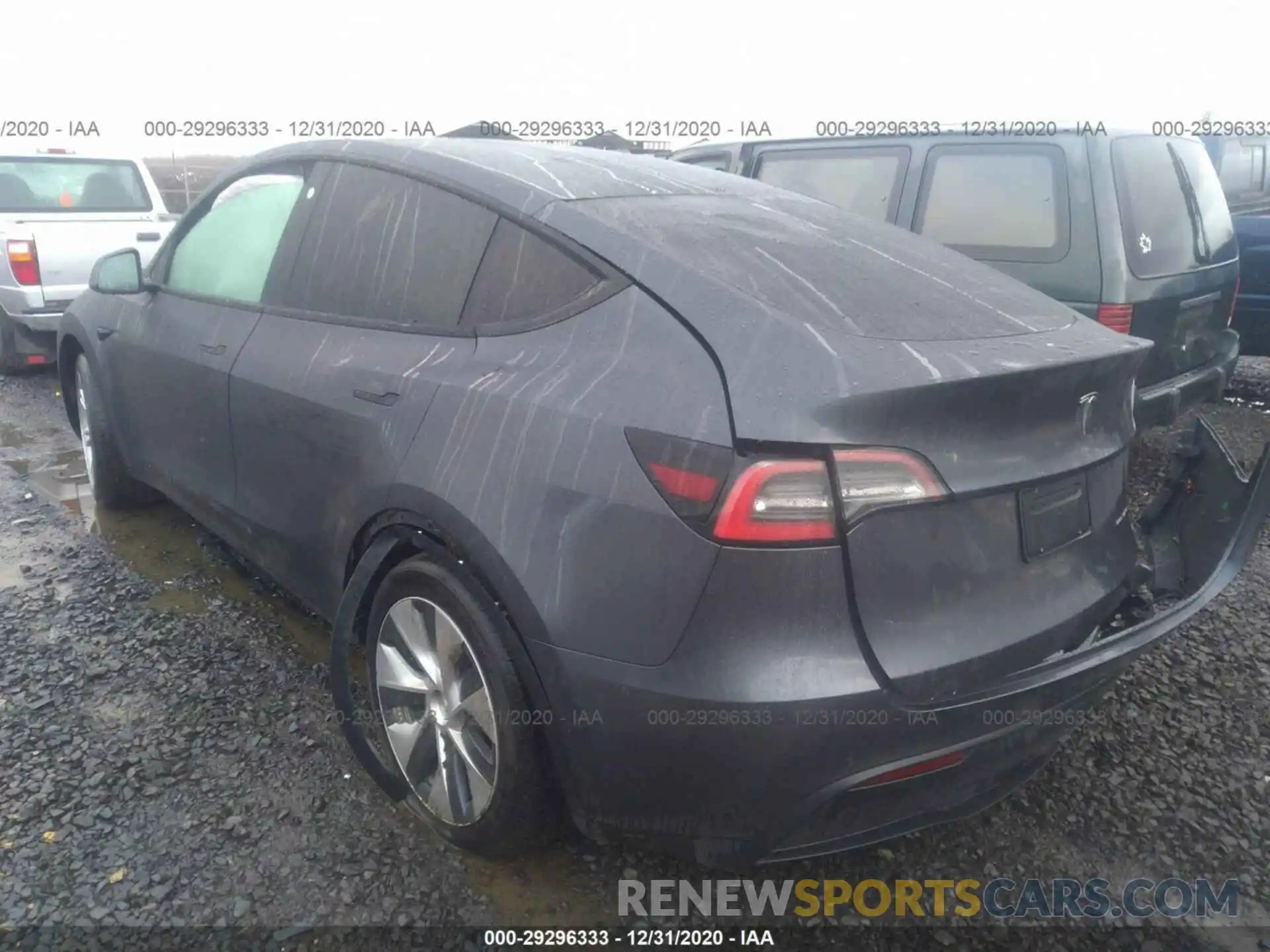 3 Photograph of a damaged car 5YJYGDEE0MF086721 TESLA MODEL Y 2021