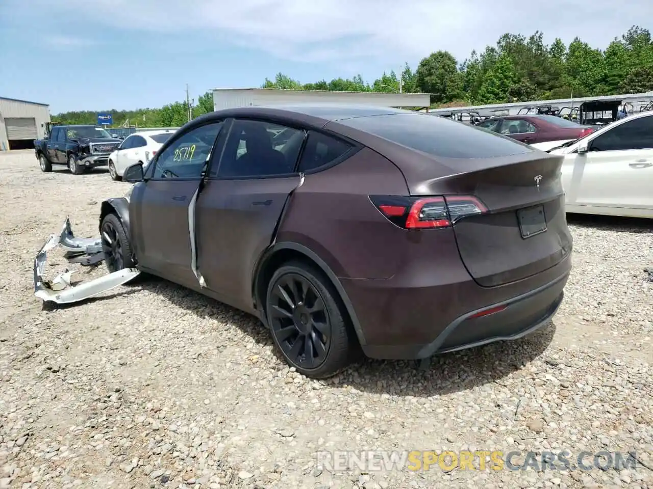 3 Фотография поврежденного автомобиля 5YJYGDEE0MF089960 TESLA MODEL Y 2021