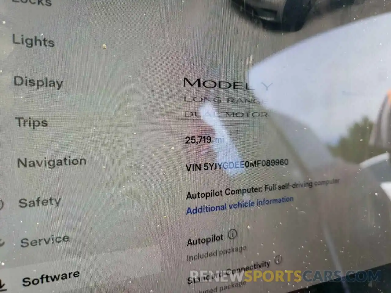 8 Photograph of a damaged car 5YJYGDEE0MF089960 TESLA MODEL Y 2021