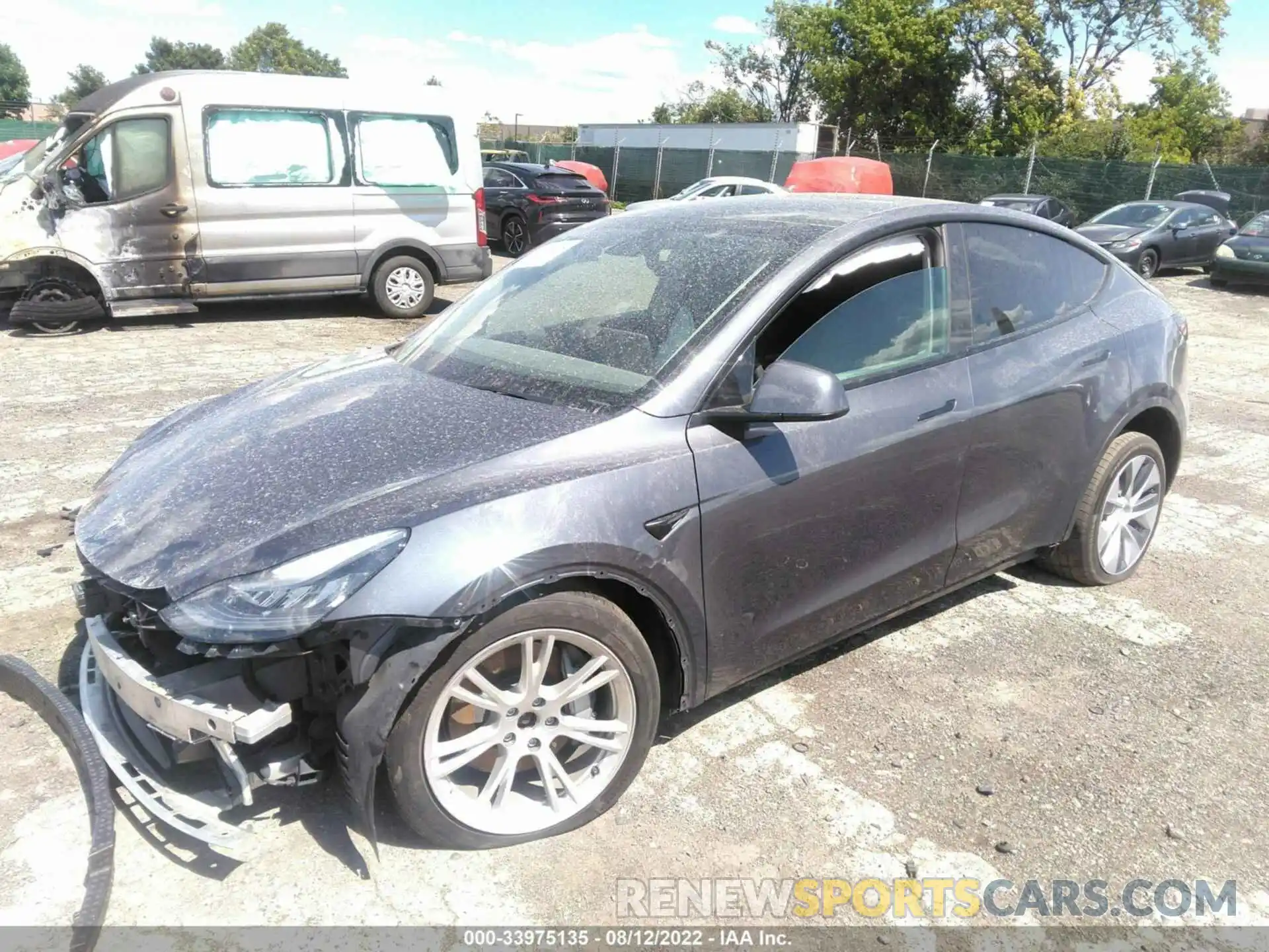 2 Фотография поврежденного автомобиля 5YJYGDEE0MF099694 TESLA MODEL Y 2021