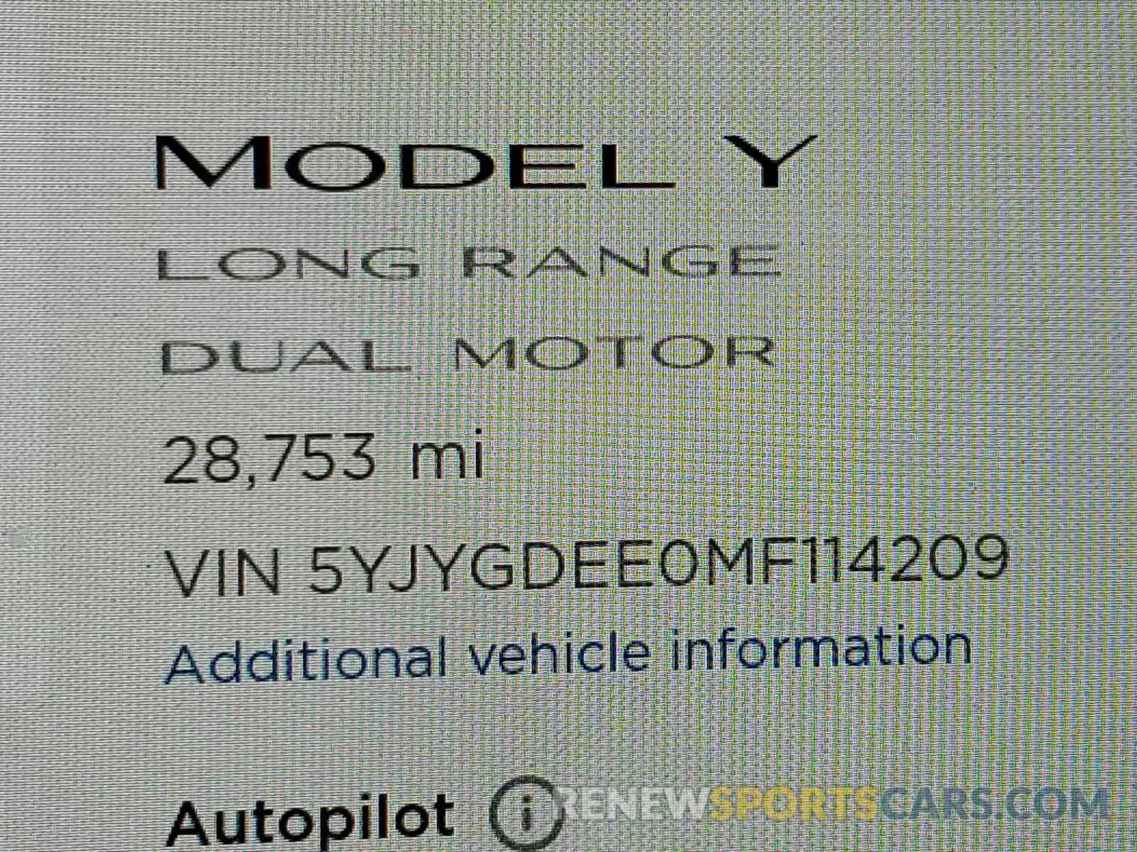 8 Photograph of a damaged car 5YJYGDEE0MF114209 TESLA MODEL Y 2021