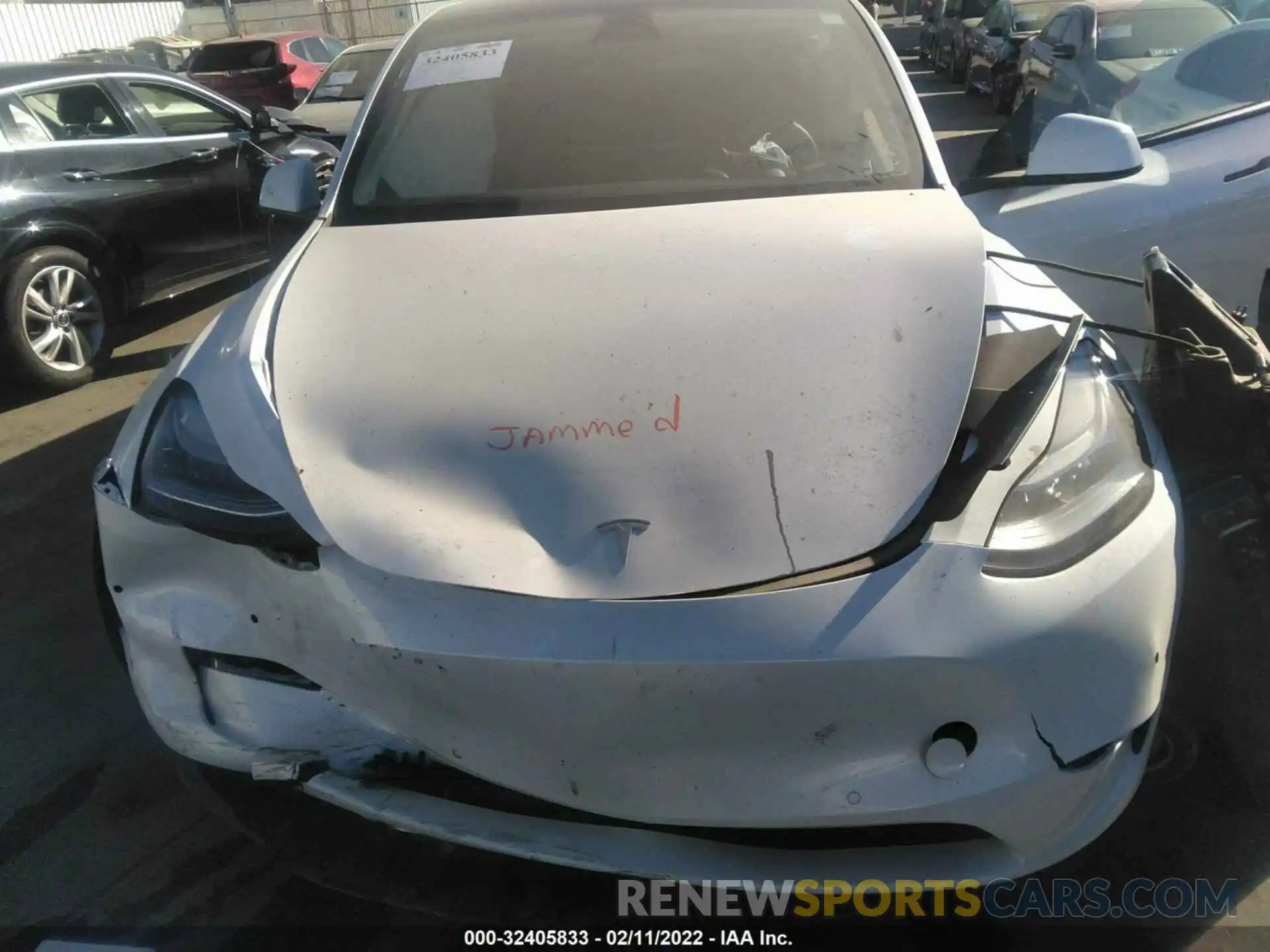 10 Photograph of a damaged car 5YJYGDEE0MF117157 TESLA MODEL Y 2021