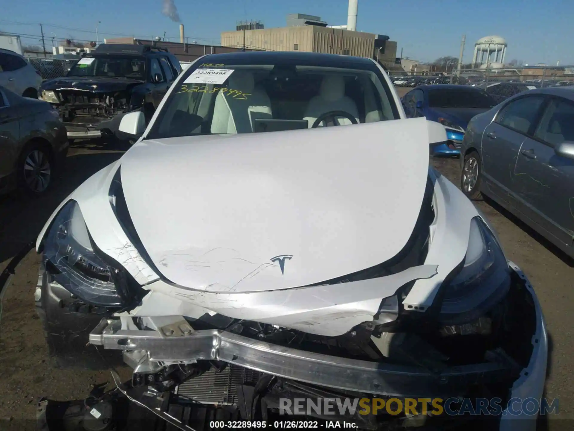 10 Photograph of a damaged car 5YJYGDEE0MF125016 TESLA MODEL Y 2021