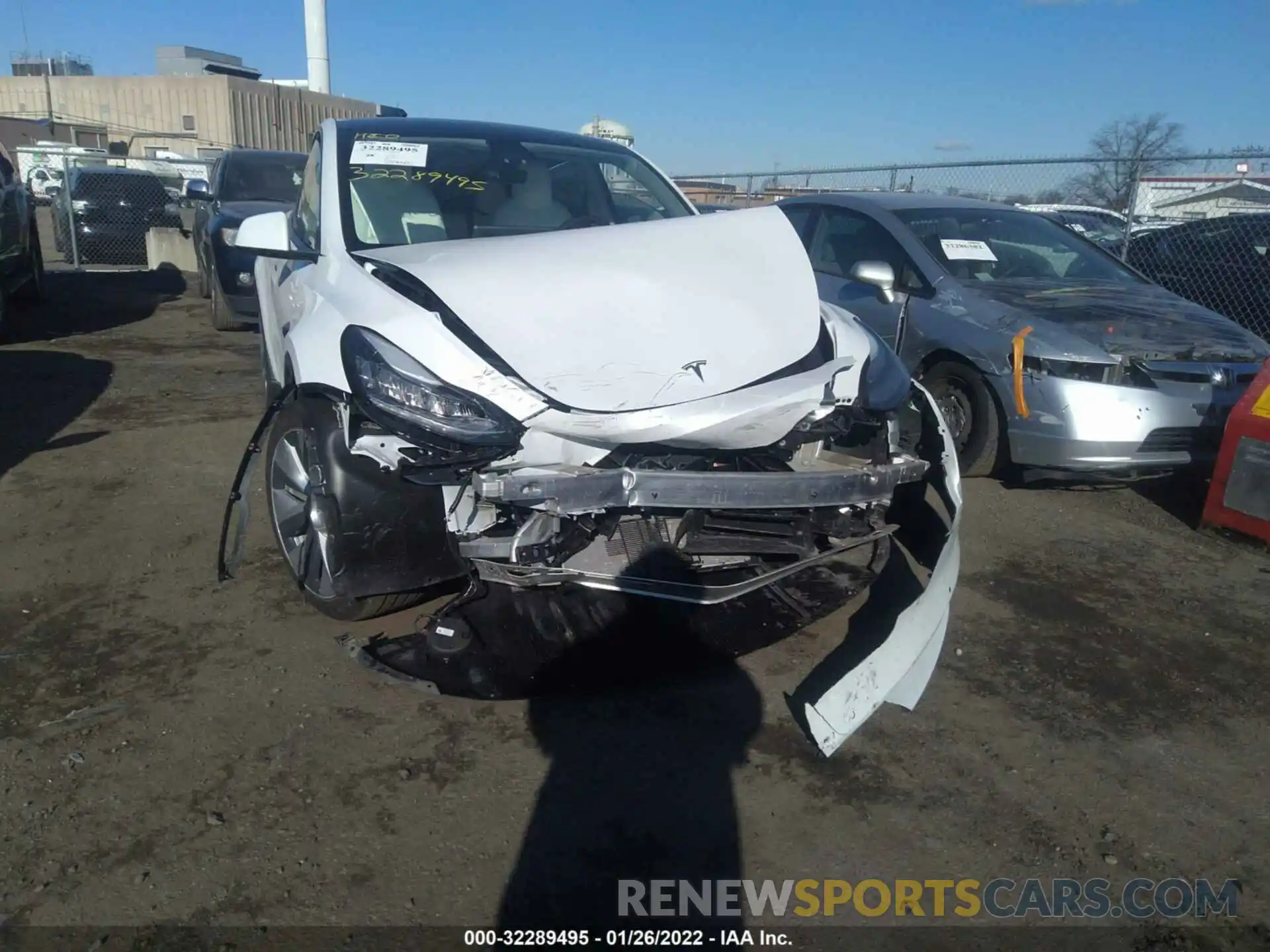 6 Photograph of a damaged car 5YJYGDEE0MF125016 TESLA MODEL Y 2021