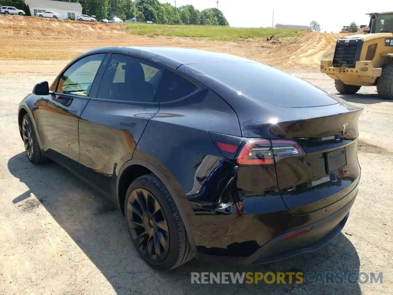 3 Photograph of a damaged car 5YJYGDEE0MF125744 TESLA MODEL Y 2021