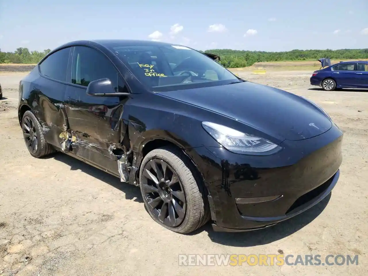 9 Photograph of a damaged car 5YJYGDEE0MF125744 TESLA MODEL Y 2021