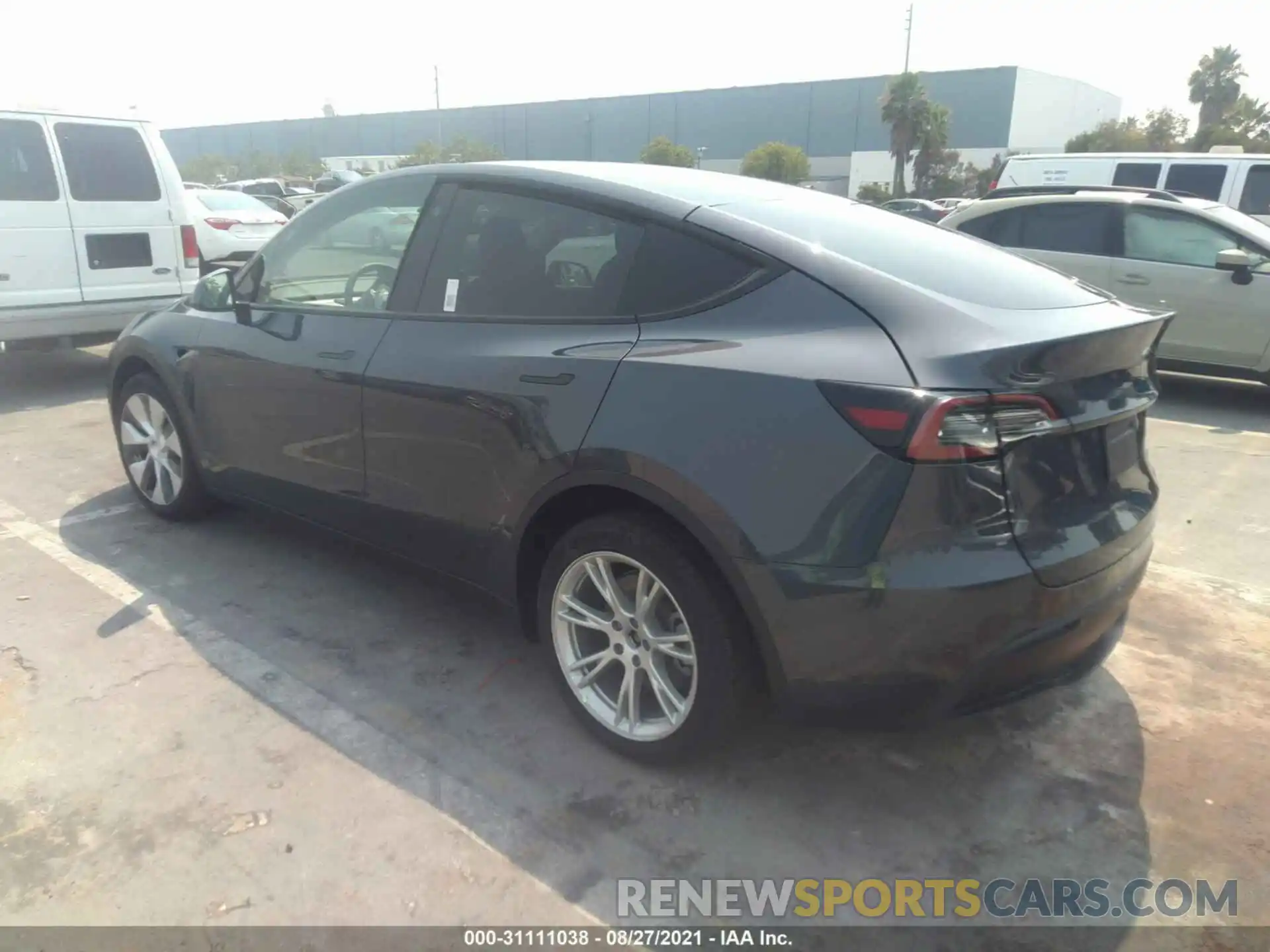 3 Photograph of a damaged car 5YJYGDEE0MF150126 TESLA MODEL Y 2021