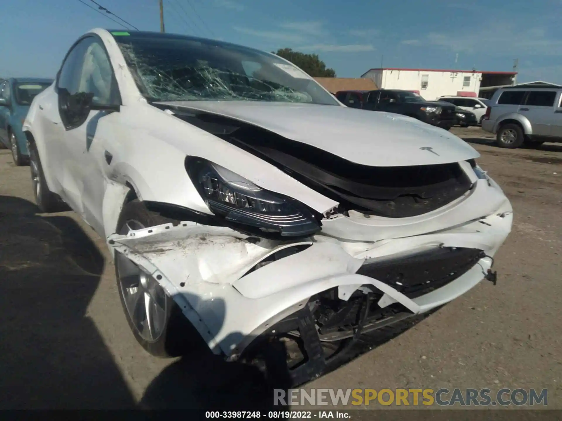 6 Photograph of a damaged car 5YJYGDEE0MF174782 TESLA MODEL Y 2021