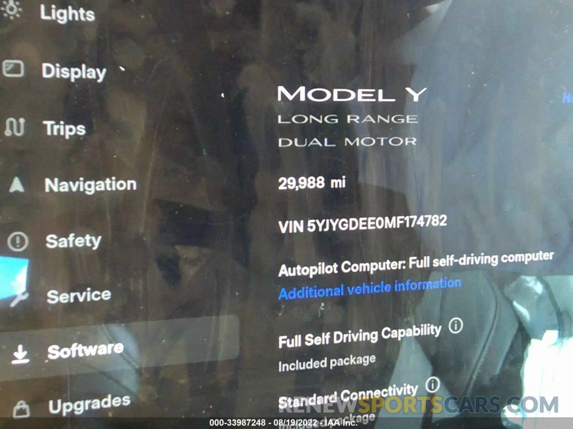 7 Photograph of a damaged car 5YJYGDEE0MF174782 TESLA MODEL Y 2021