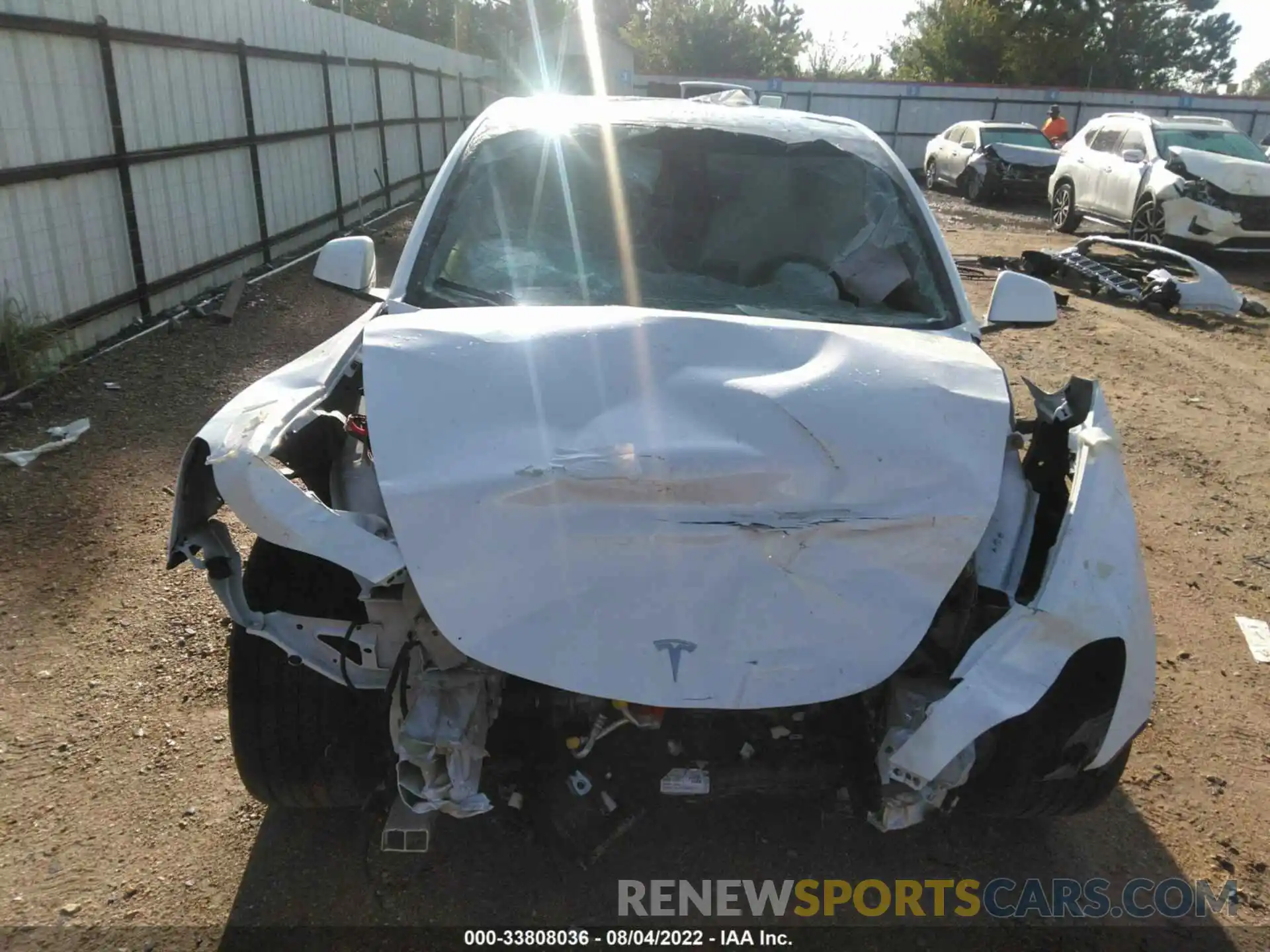 6 Photograph of a damaged car 5YJYGDEE0MF202452 TESLA MODEL Y 2021