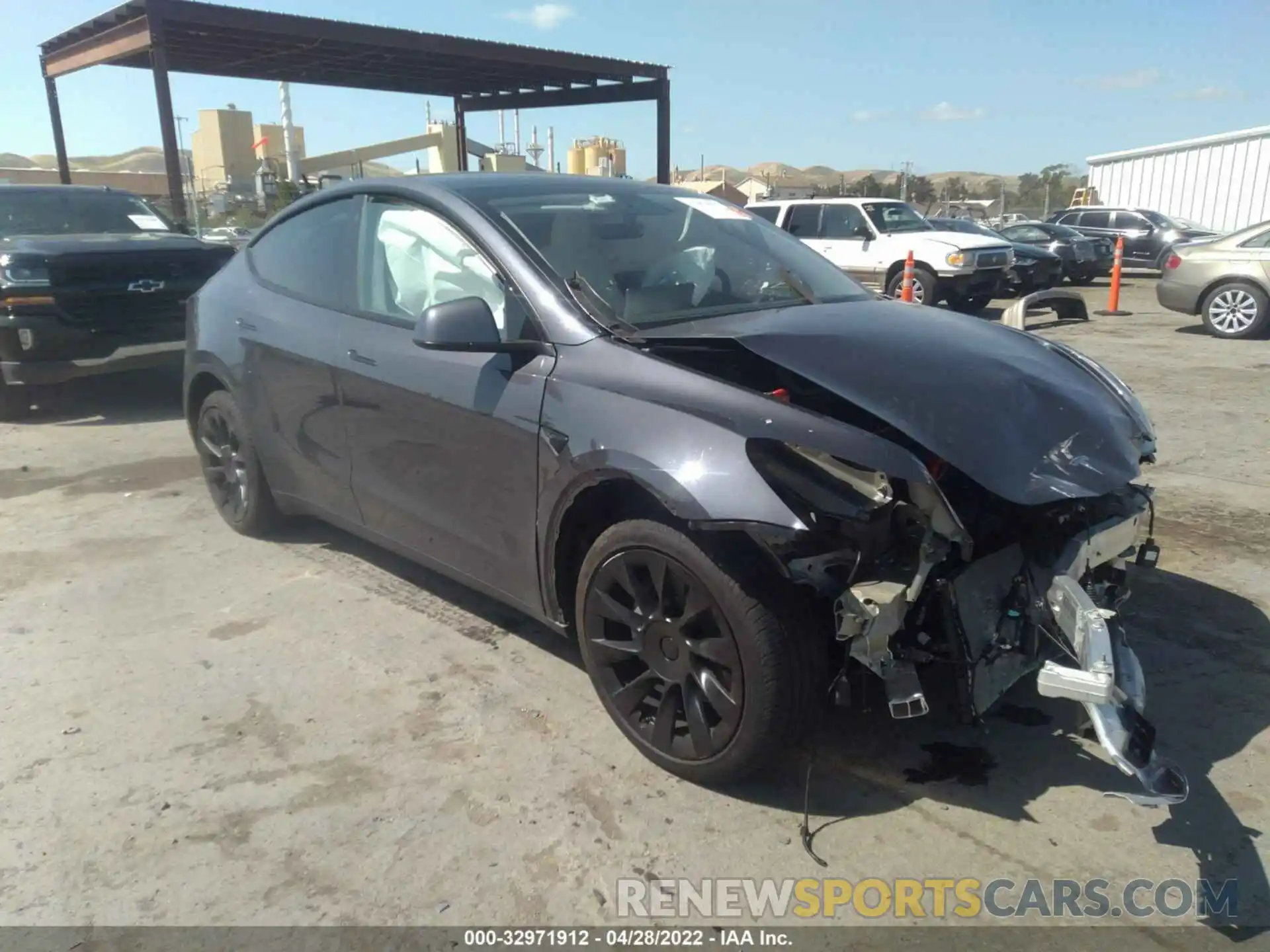 6 Photograph of a damaged car 5YJYGDEE0MF224600 TESLA MODEL Y 2021