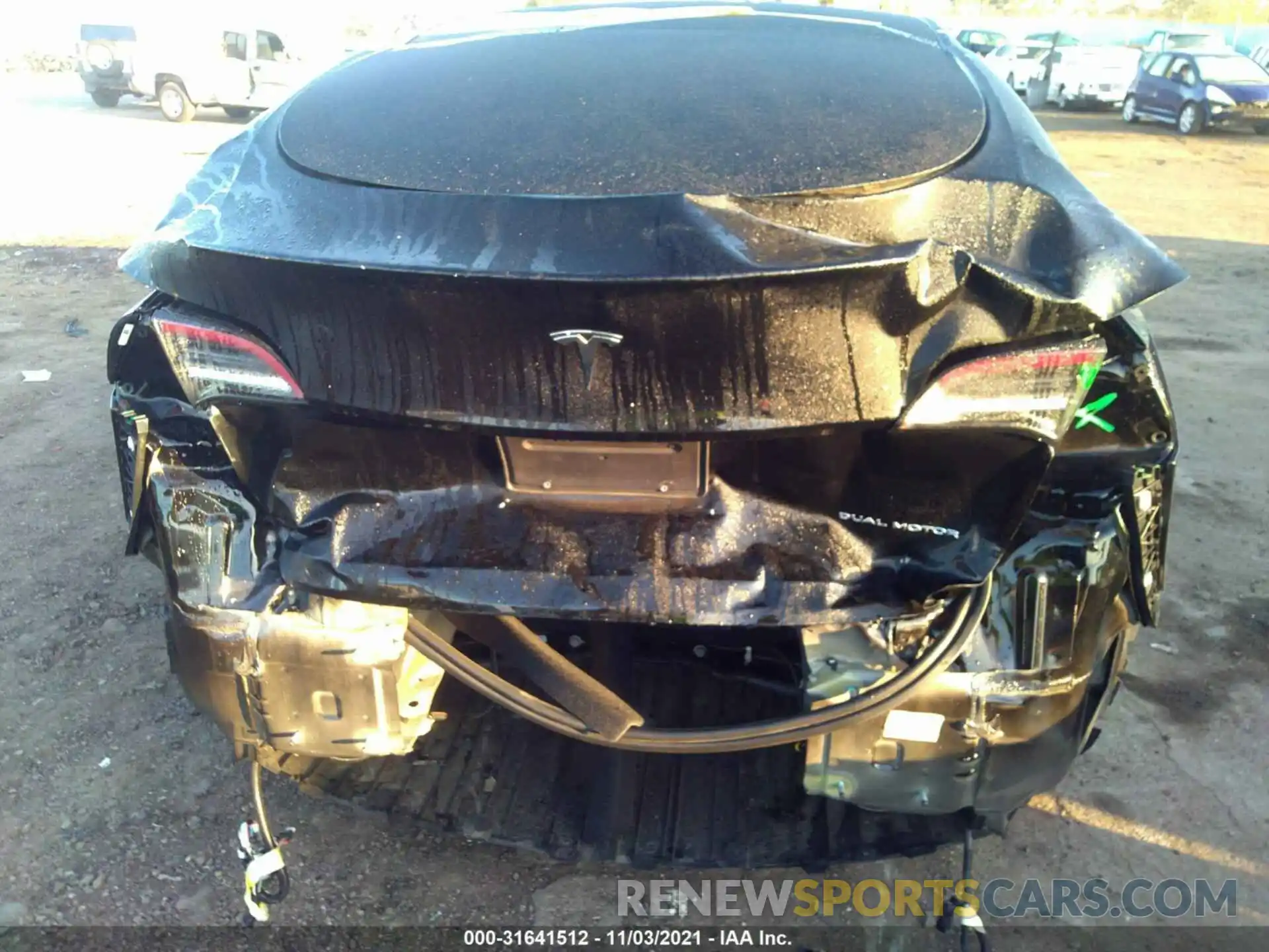 6 Photograph of a damaged car 5YJYGDEE0MF231806 TESLA MODEL Y 2021