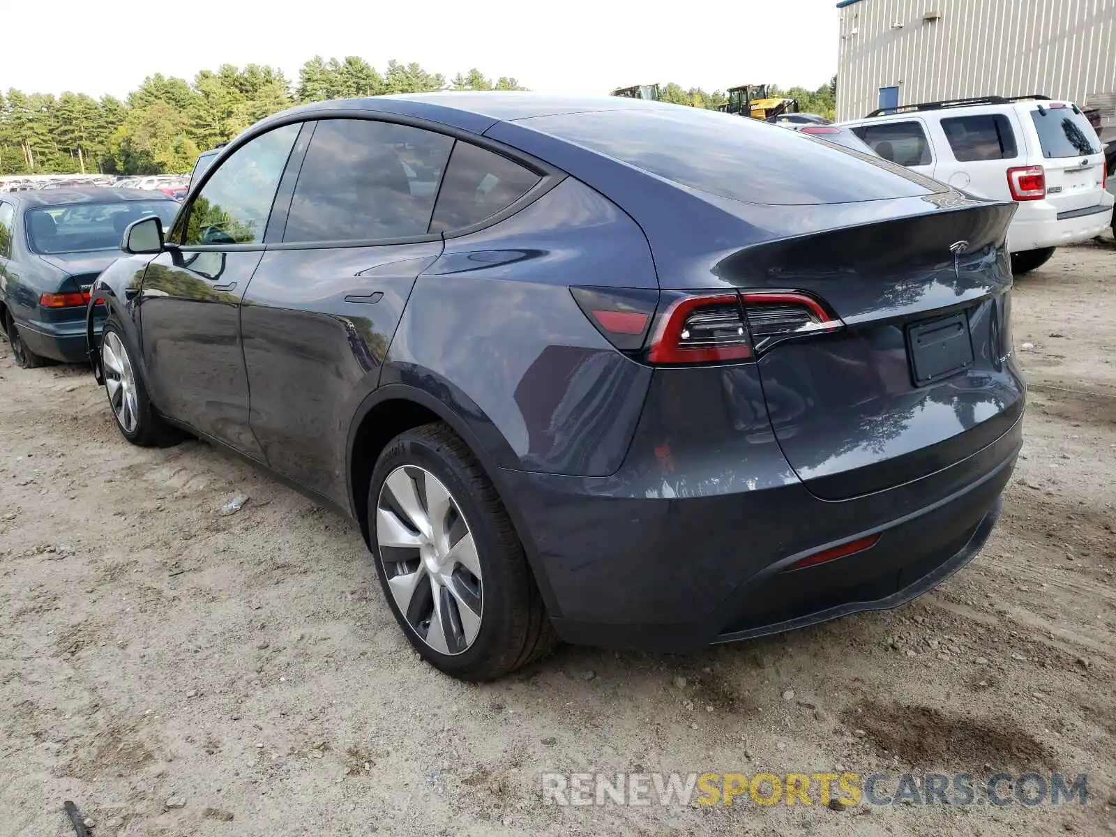 3 Фотография поврежденного автомобиля 5YJYGDEE0MF233541 TESLA MODEL Y 2021