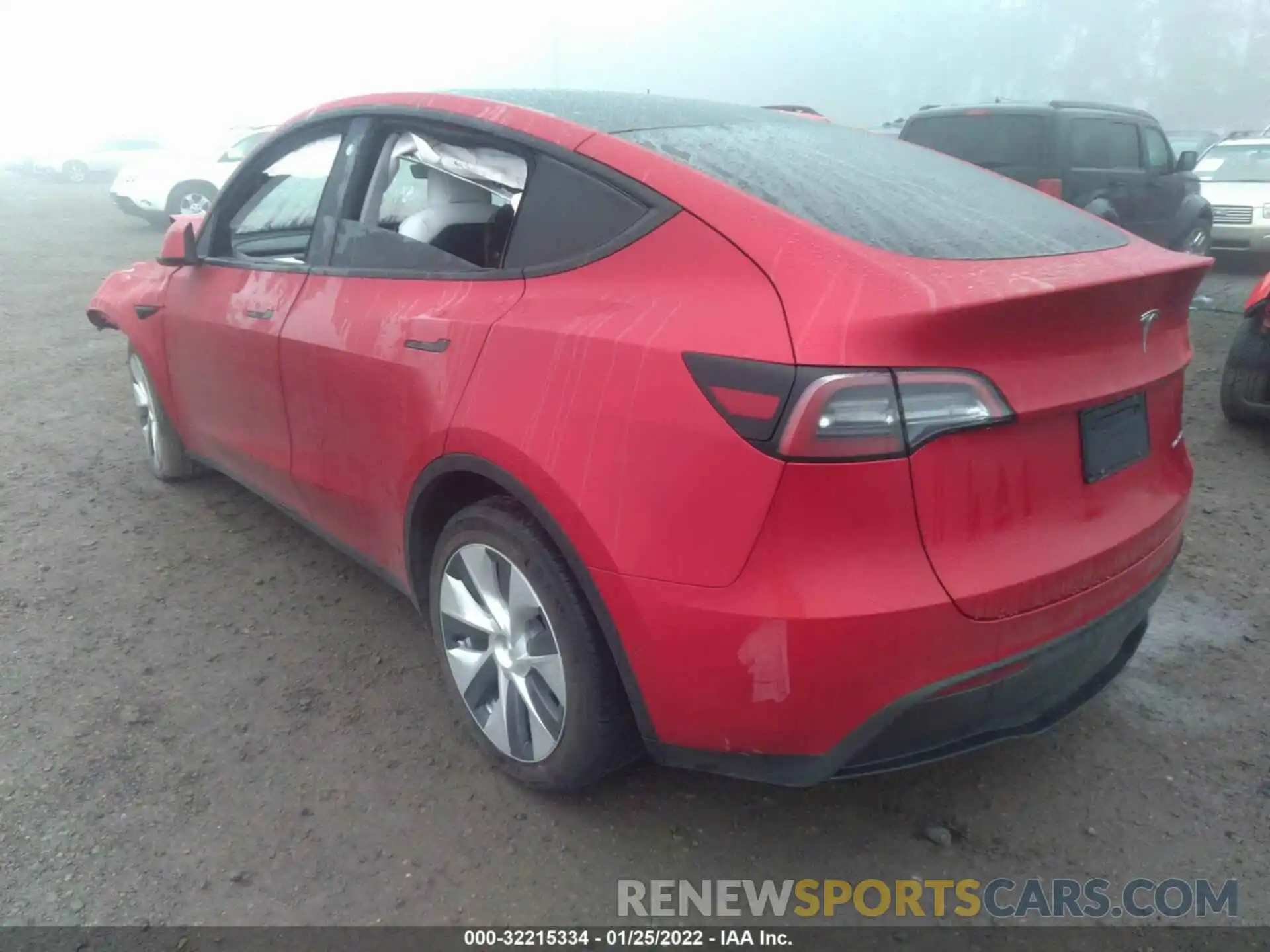 3 Photograph of a damaged car 5YJYGDEE0MF240991 TESLA MODEL Y 2021