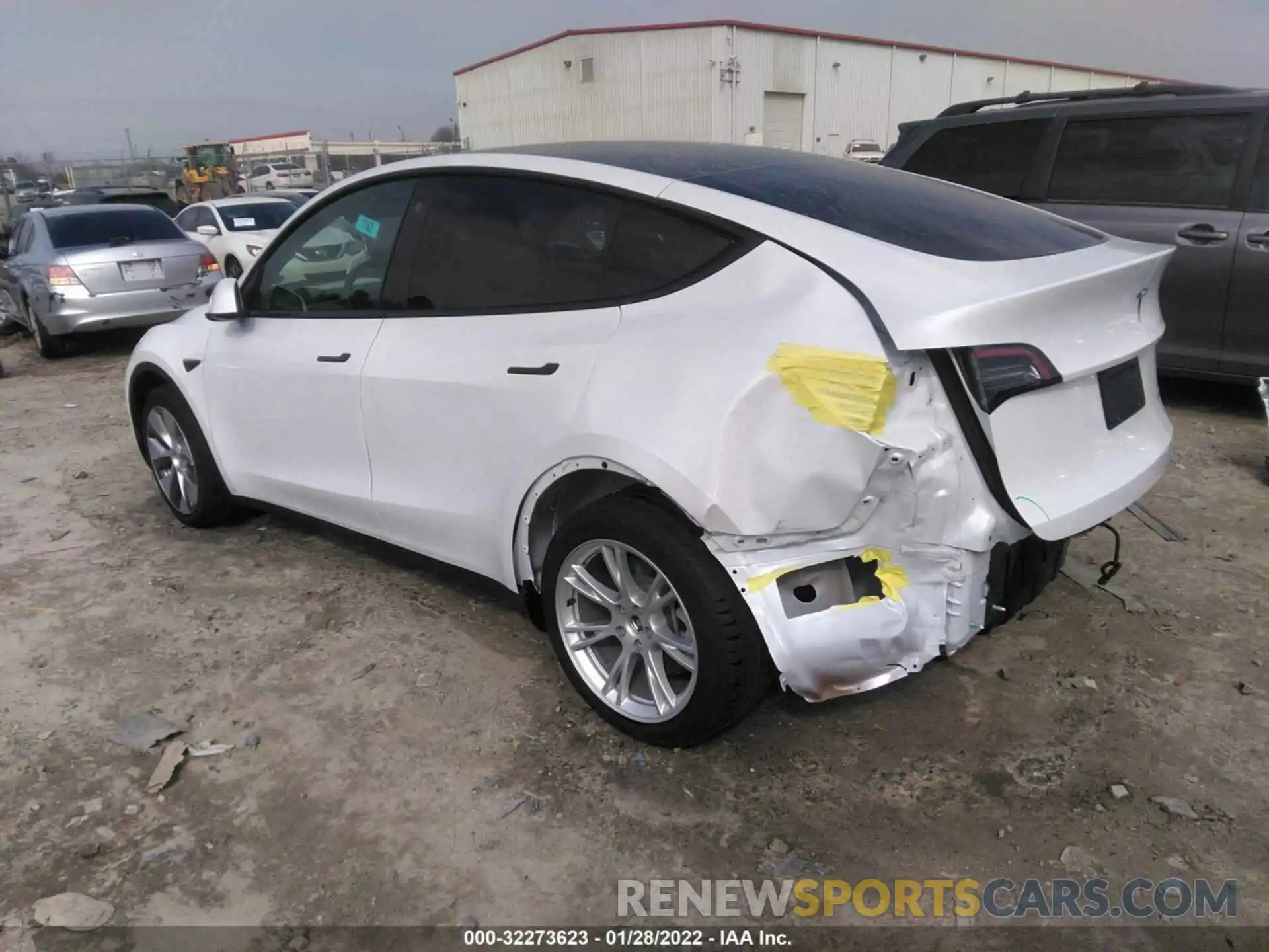 3 Photograph of a damaged car 5YJYGDEE0MF264336 TESLA MODEL Y 2021