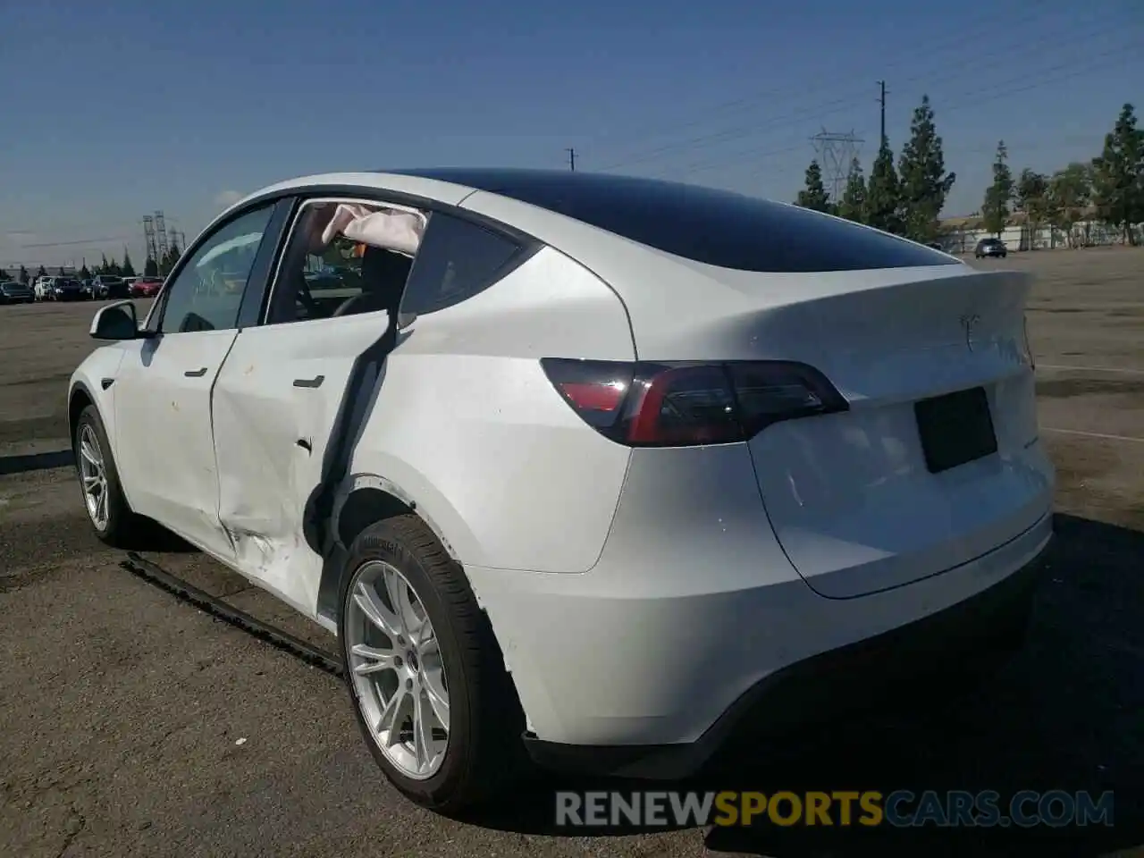 3 Photograph of a damaged car 5YJYGDEE0MF271044 TESLA MODEL Y 2021