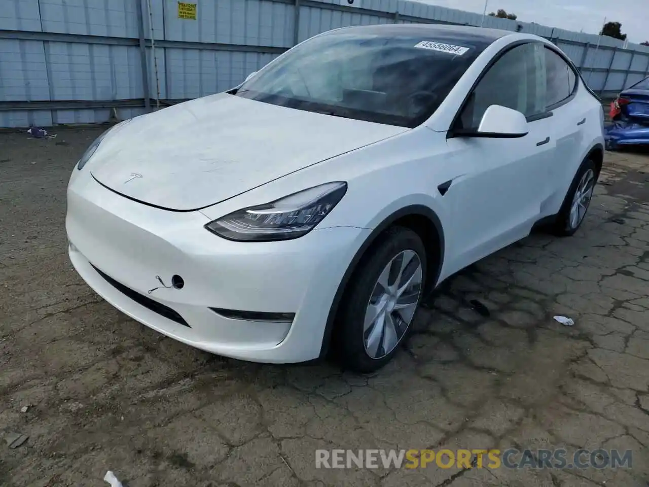 1 Photograph of a damaged car 5YJYGDEE0MF277118 TESLA MODEL Y 2021