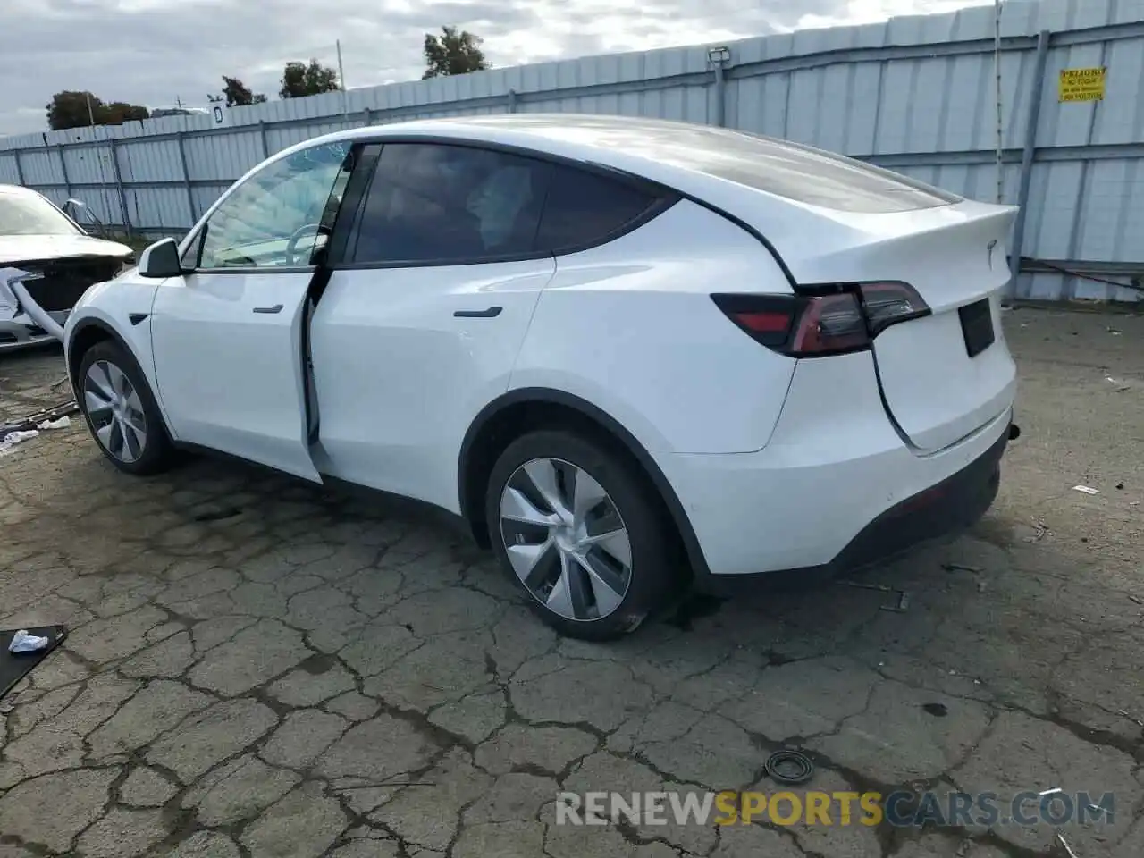 2 Photograph of a damaged car 5YJYGDEE0MF277118 TESLA MODEL Y 2021