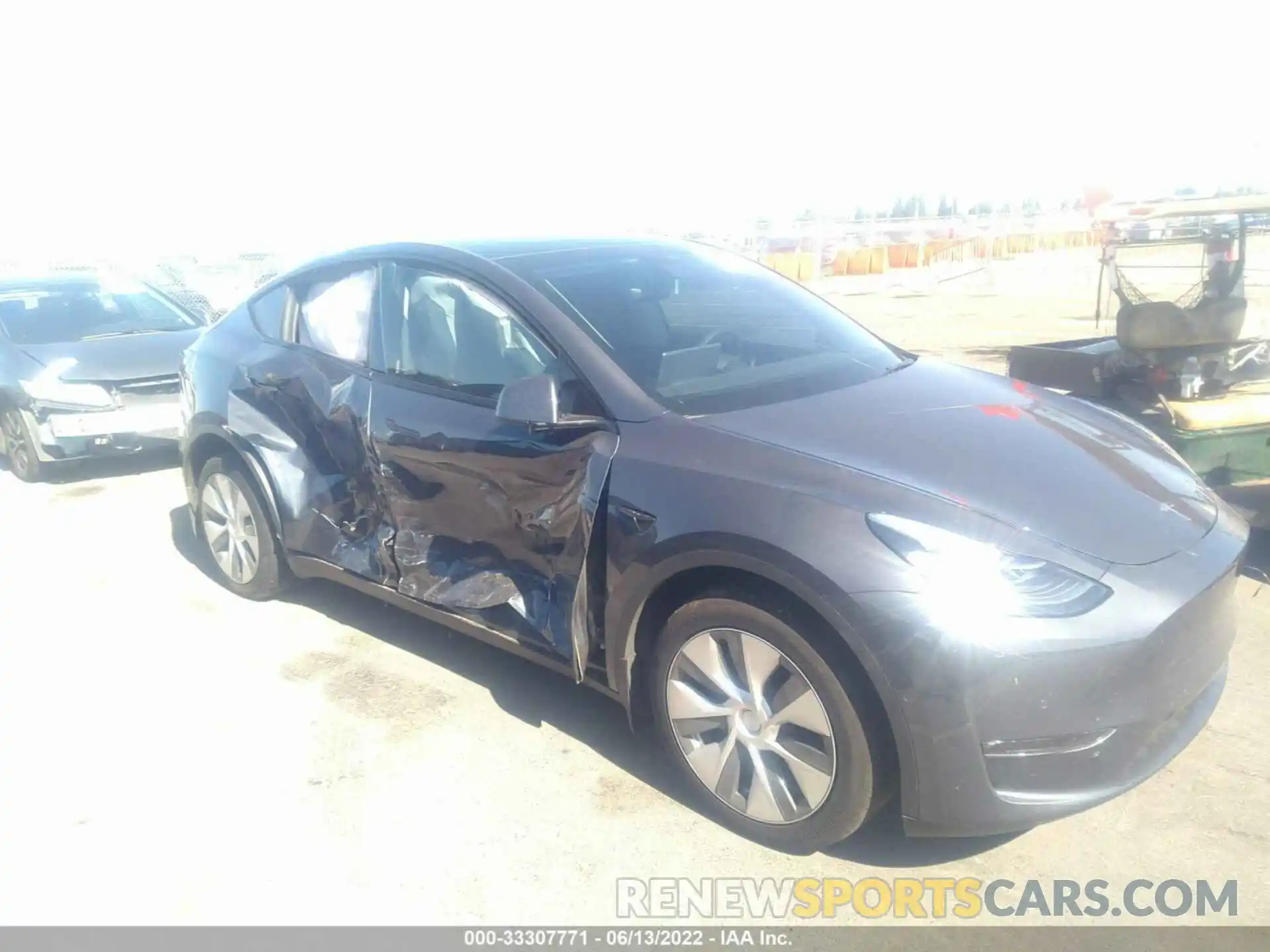 6 Фотография поврежденного автомобиля 5YJYGDEE0MF279550 TESLA MODEL Y 2021