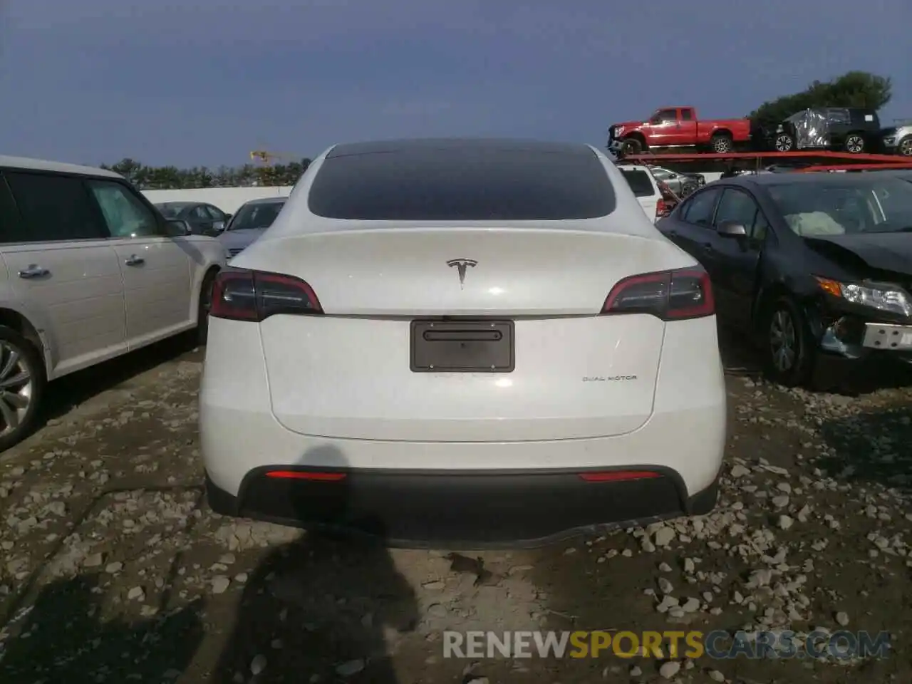 10 Фотография поврежденного автомобиля 5YJYGDEE0MF288071 TESLA MODEL Y 2021