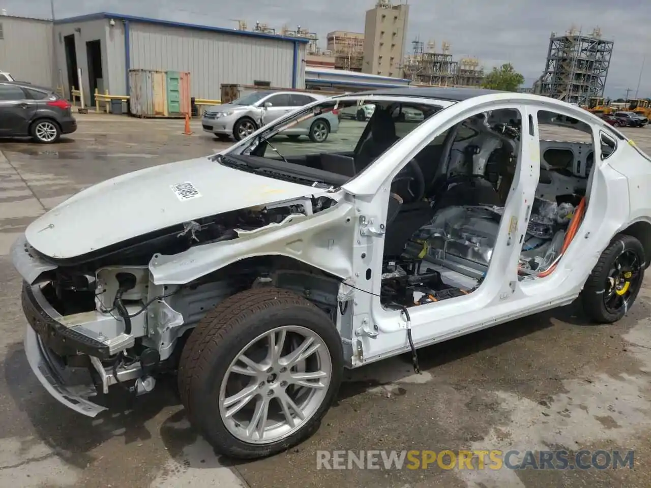 9 Photograph of a damaged car 5YJYGDEE0MF296302 TESLA MODEL Y 2021