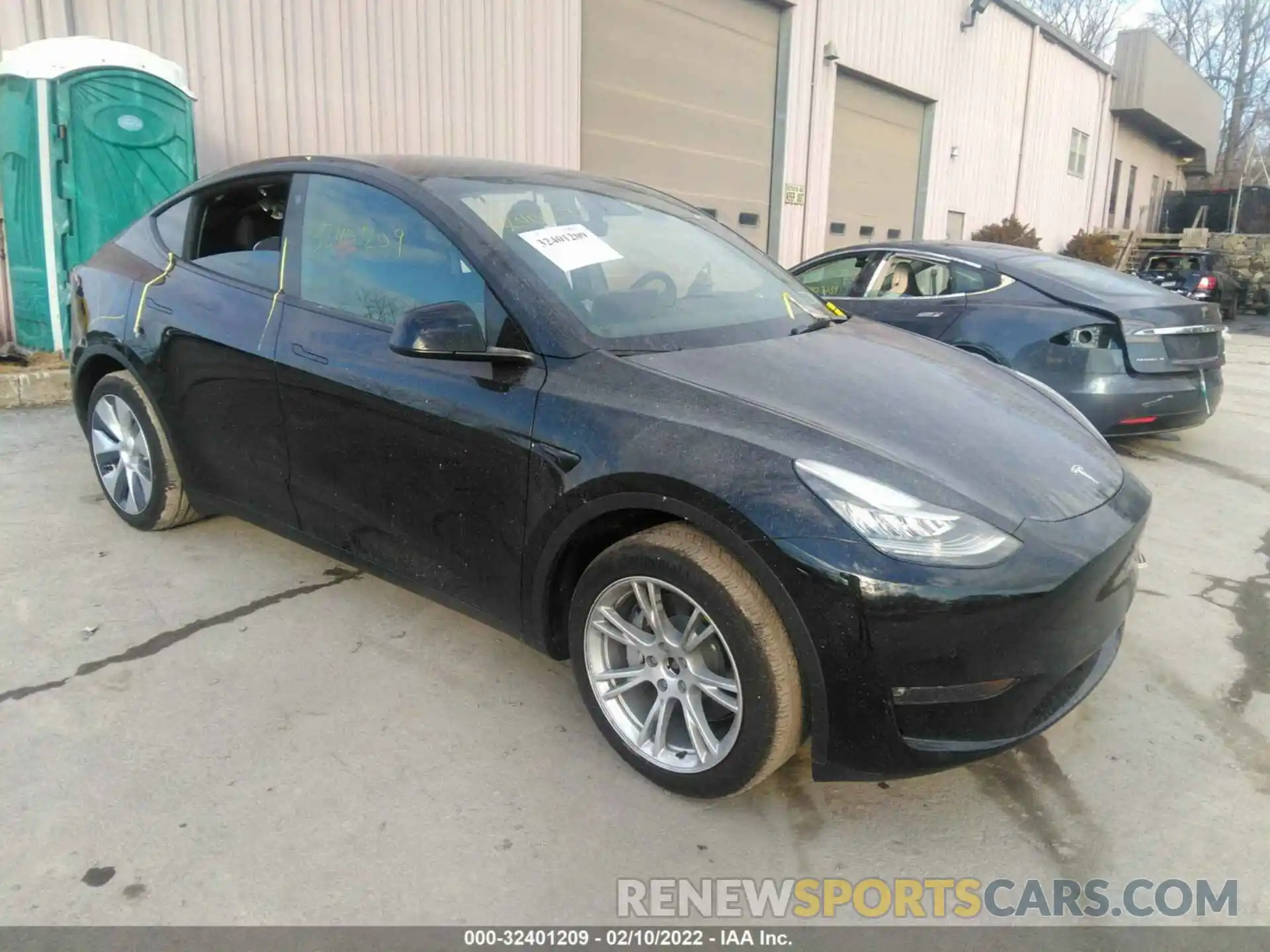 1 Photograph of a damaged car 5YJYGDEE0MF298776 TESLA MODEL Y 2021