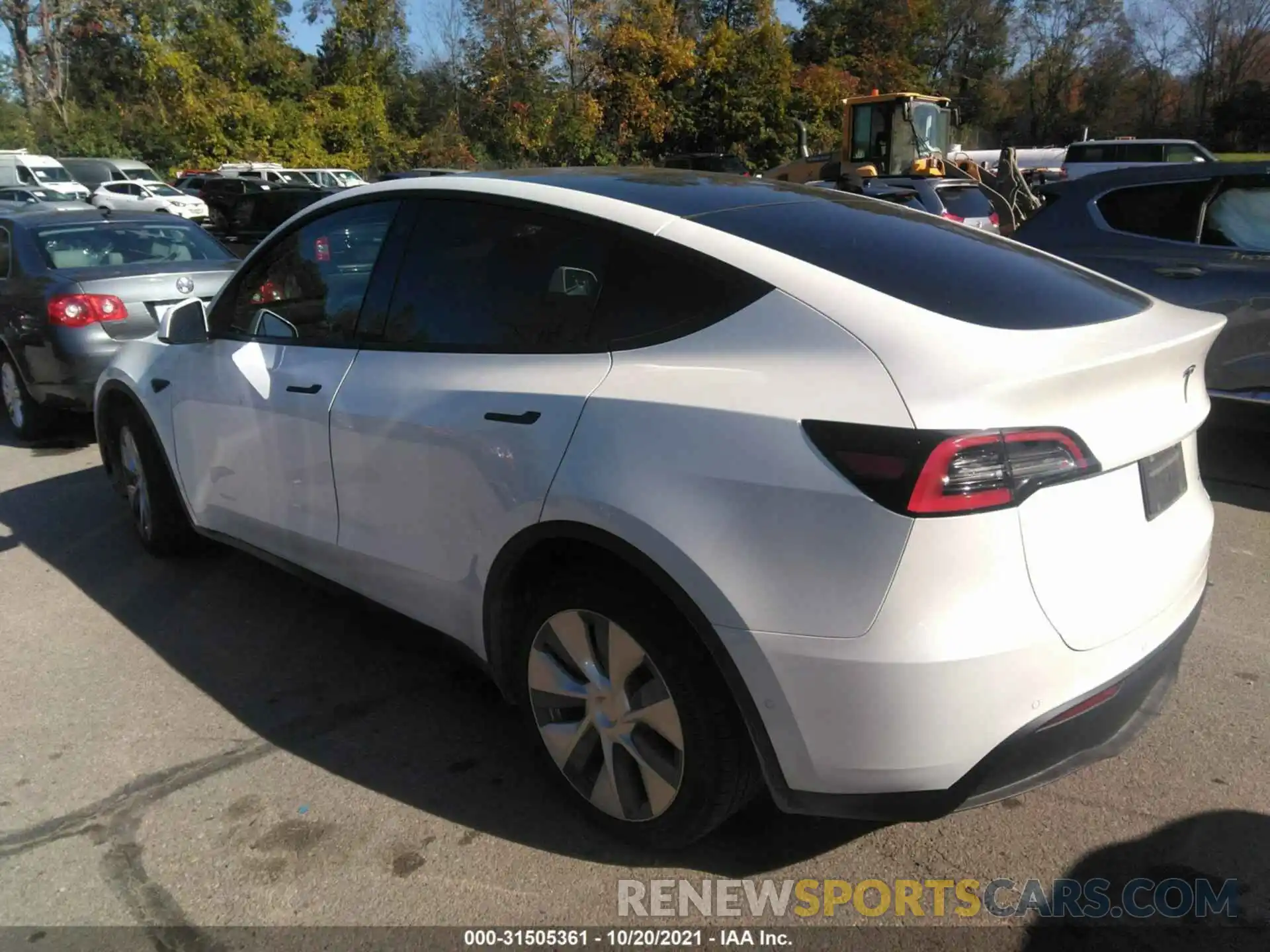 3 Photograph of a damaged car 5YJYGDEE1MF061066 TESLA MODEL Y 2021