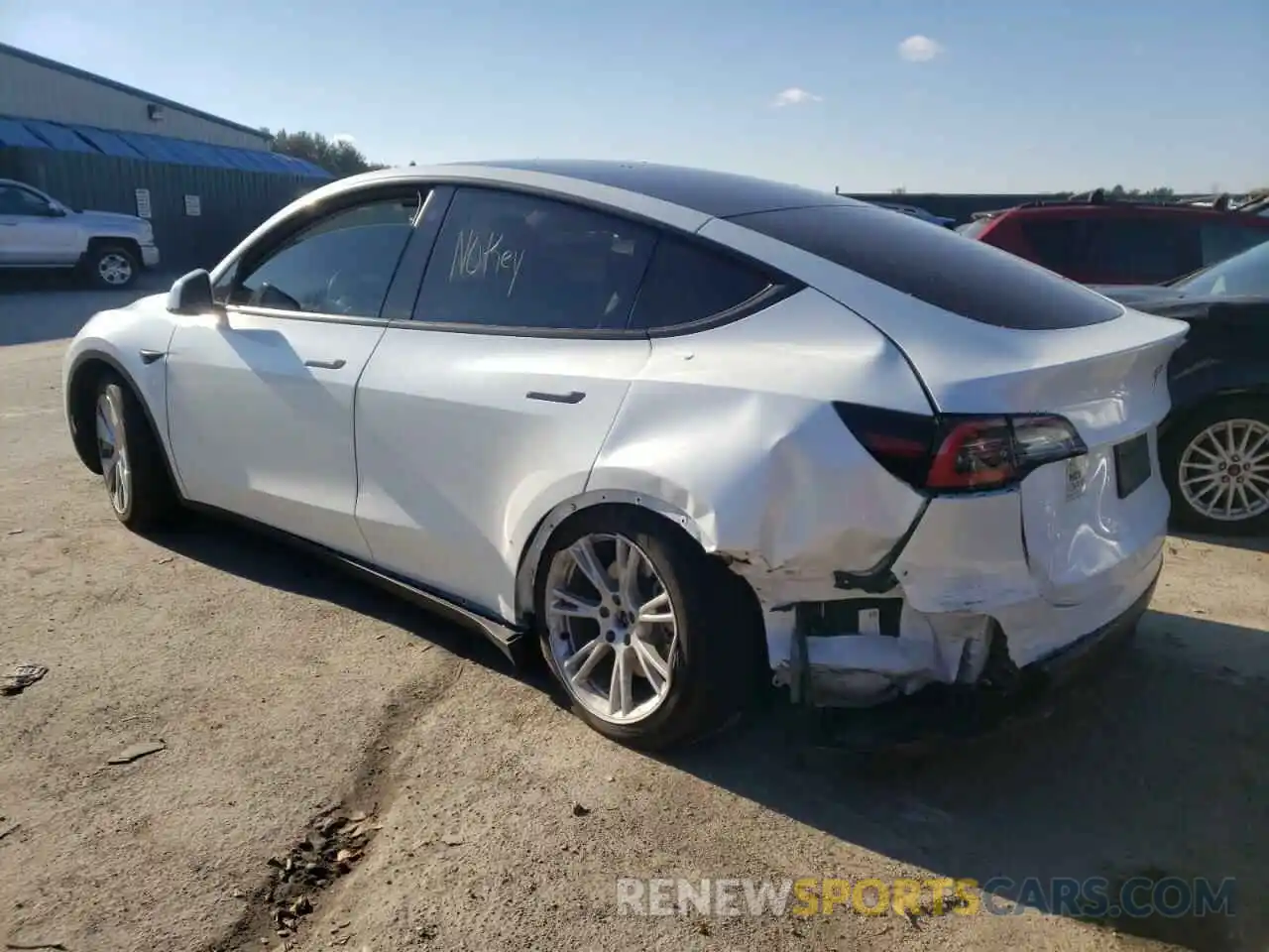 3 Photograph of a damaged car 5YJYGDEE1MF074710 TESLA MODEL Y 2021