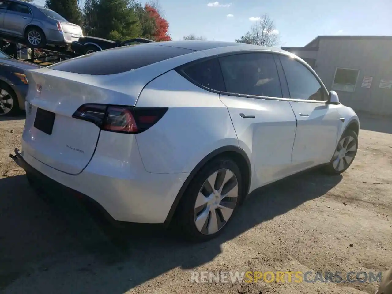 4 Фотография поврежденного автомобиля 5YJYGDEE1MF074710 TESLA MODEL Y 2021