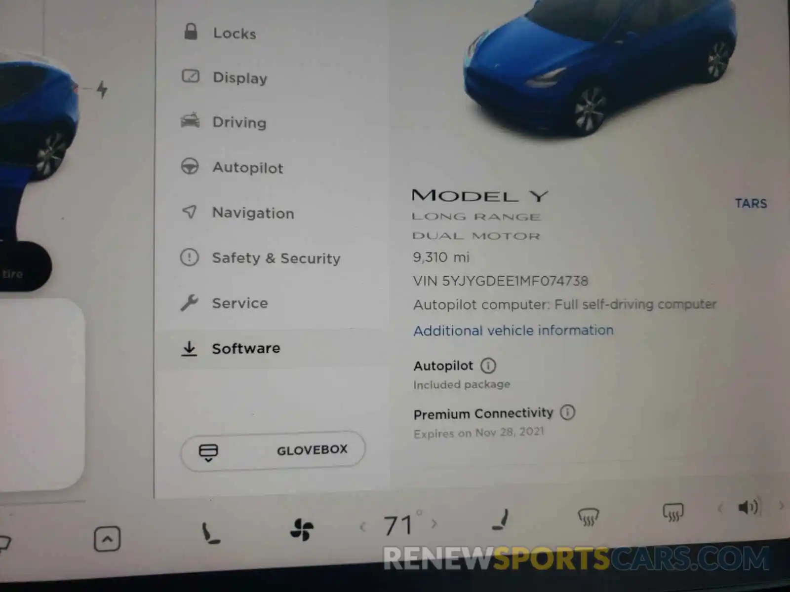 8 Фотография поврежденного автомобиля 5YJYGDEE1MF074738 TESLA MODEL Y 2021