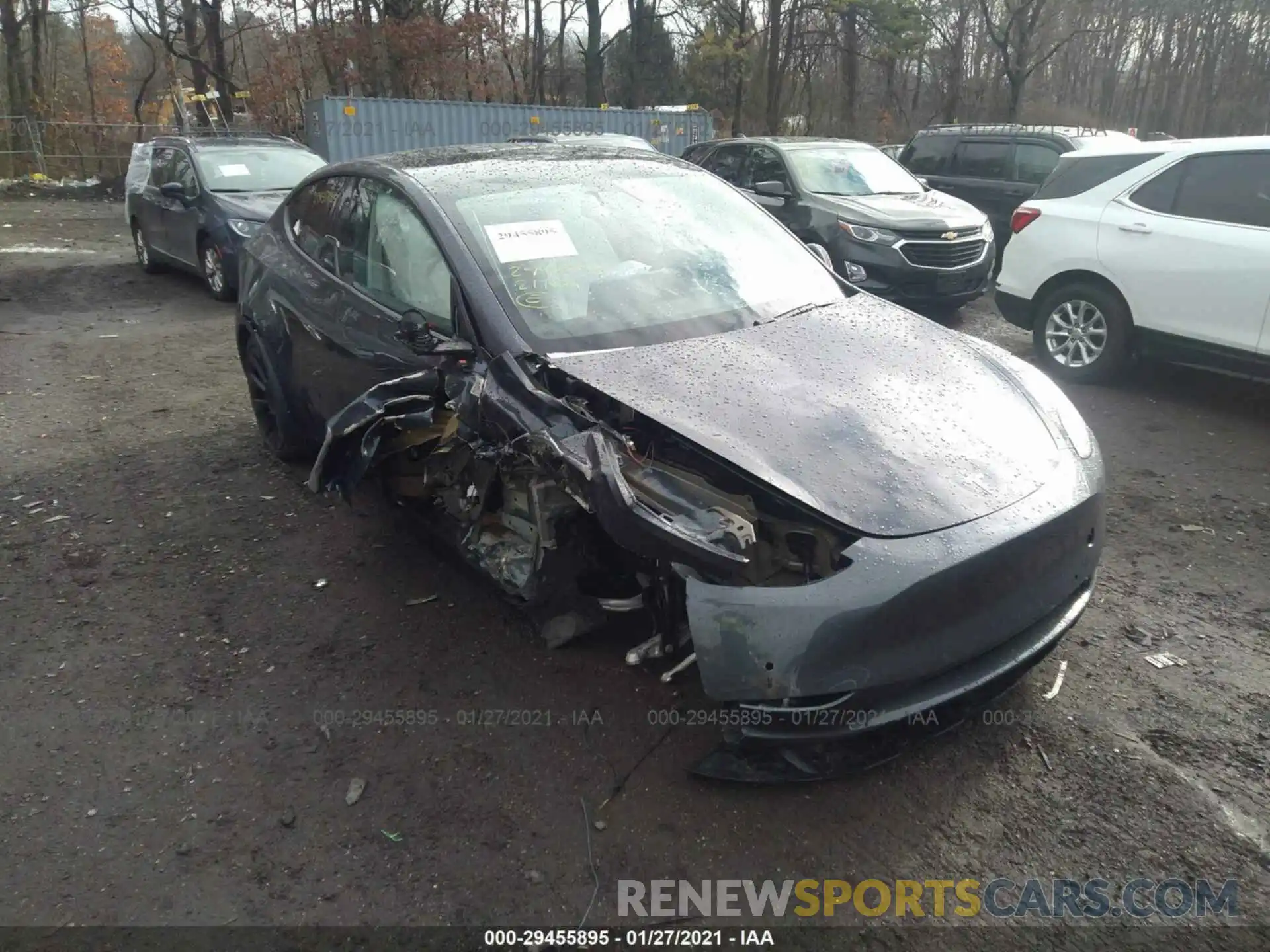 6 Photograph of a damaged car 5YJYGDEE1MF080944 TESLA MODEL Y 2021